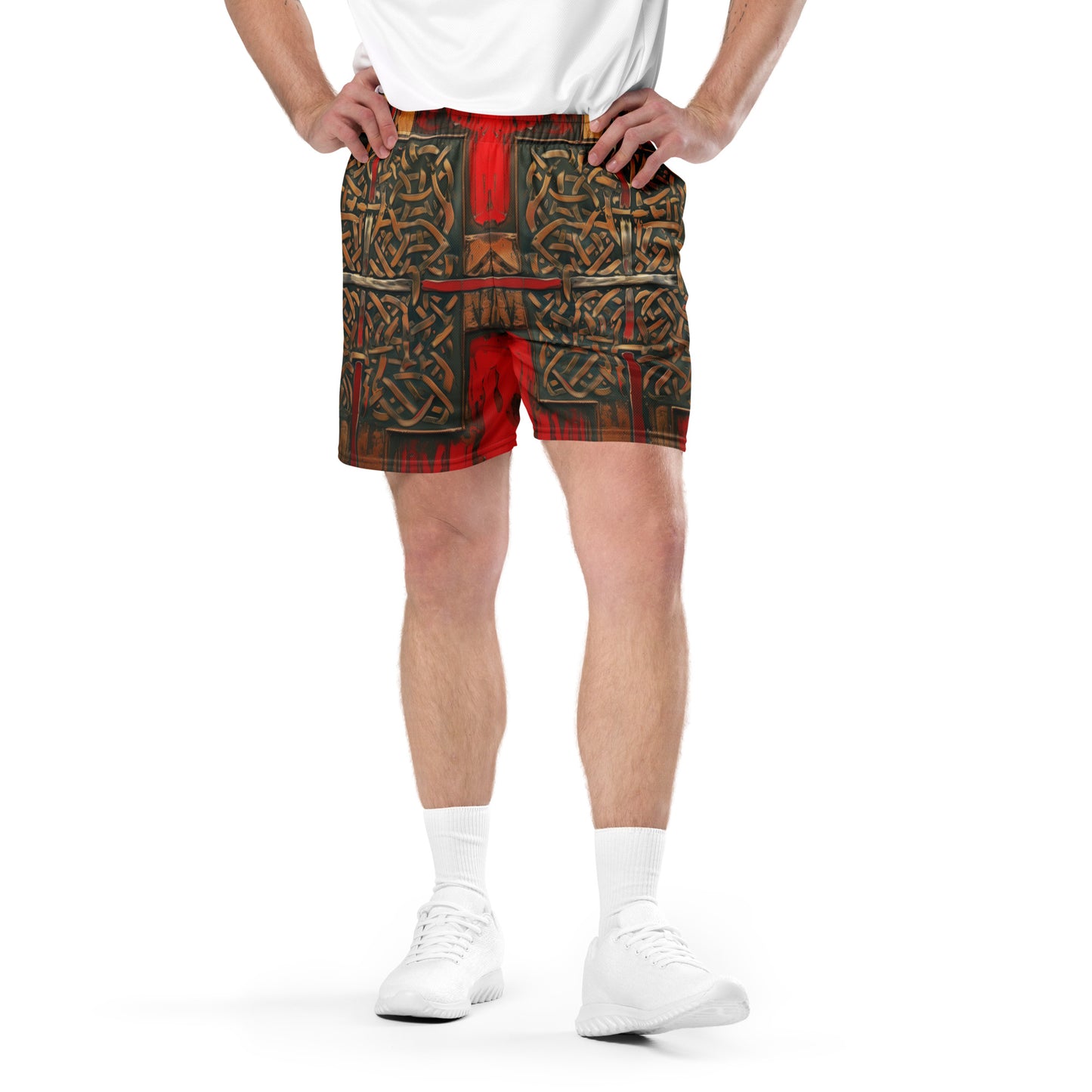 Cross Armor - Unisex mesh shorts