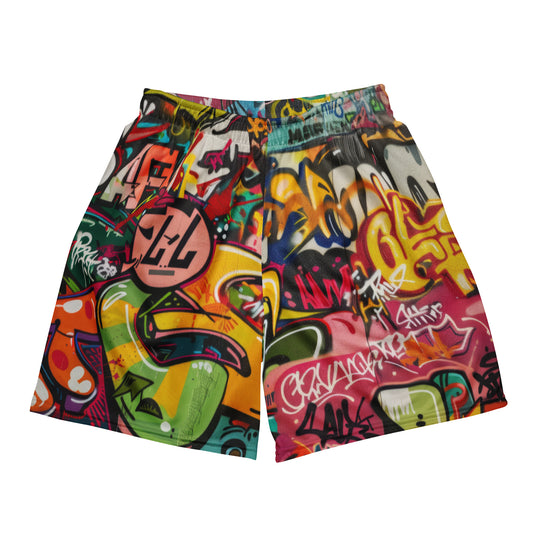 Graffiti - Unisex mesh shorts