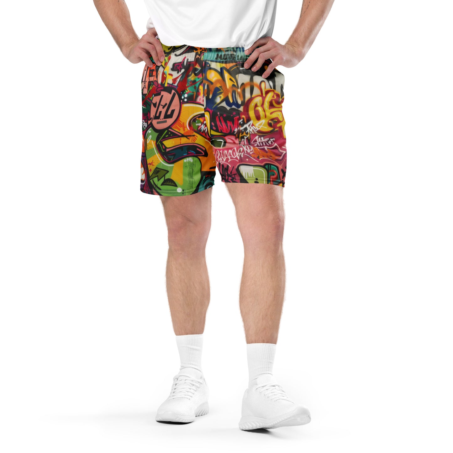 Graffiti - Unisex mesh shorts