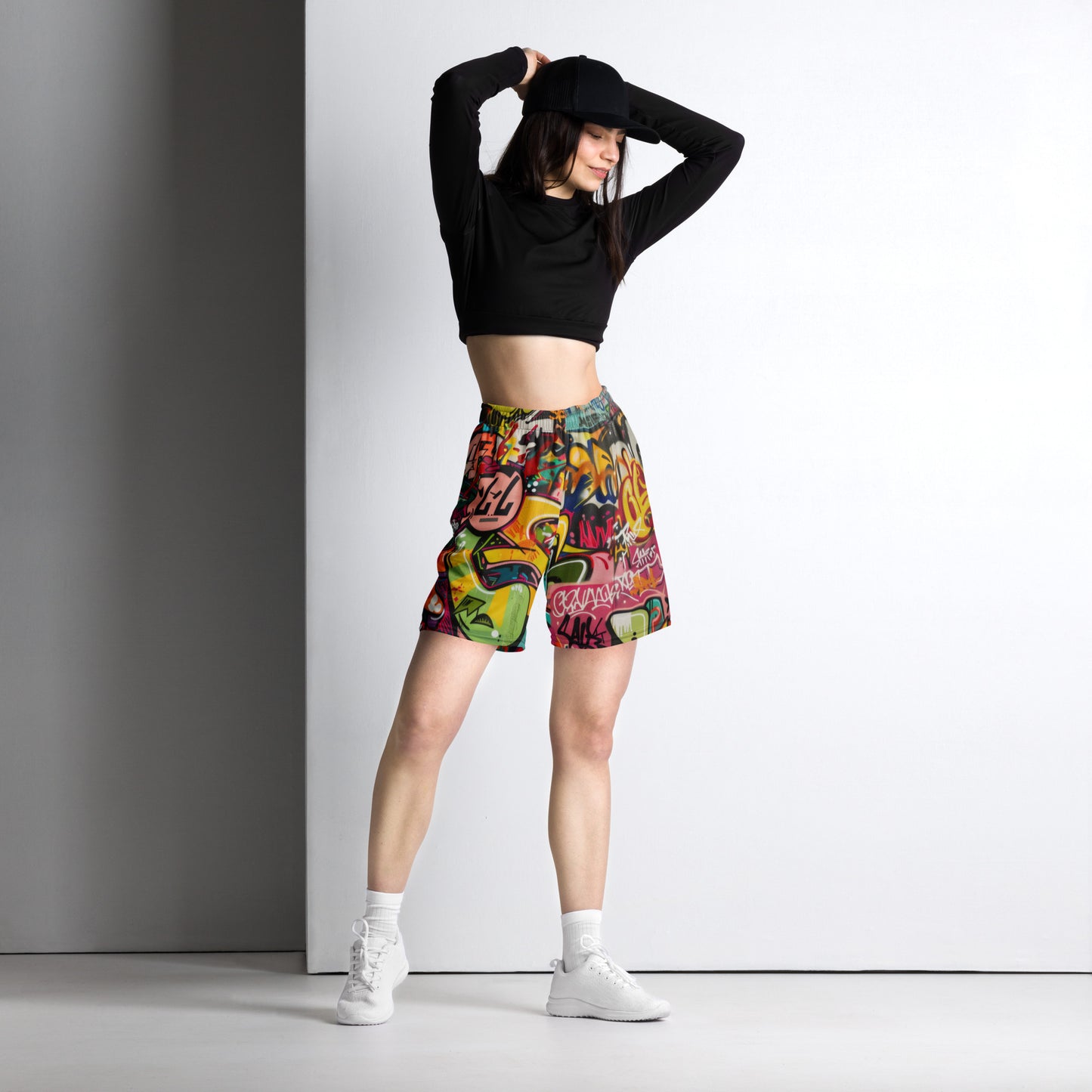 Graffiti - Unisex mesh shorts