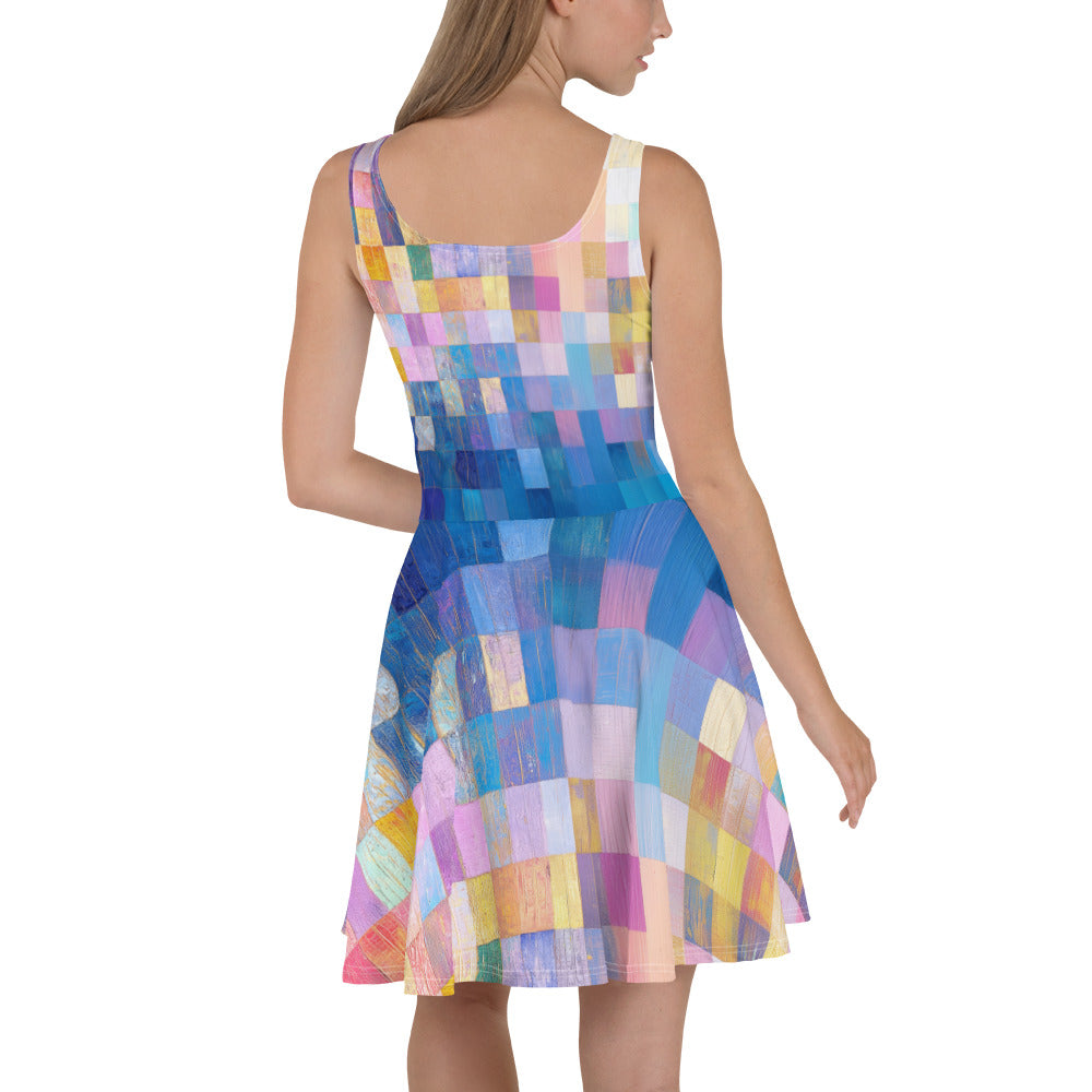 Abstract Squares - Skater Dress