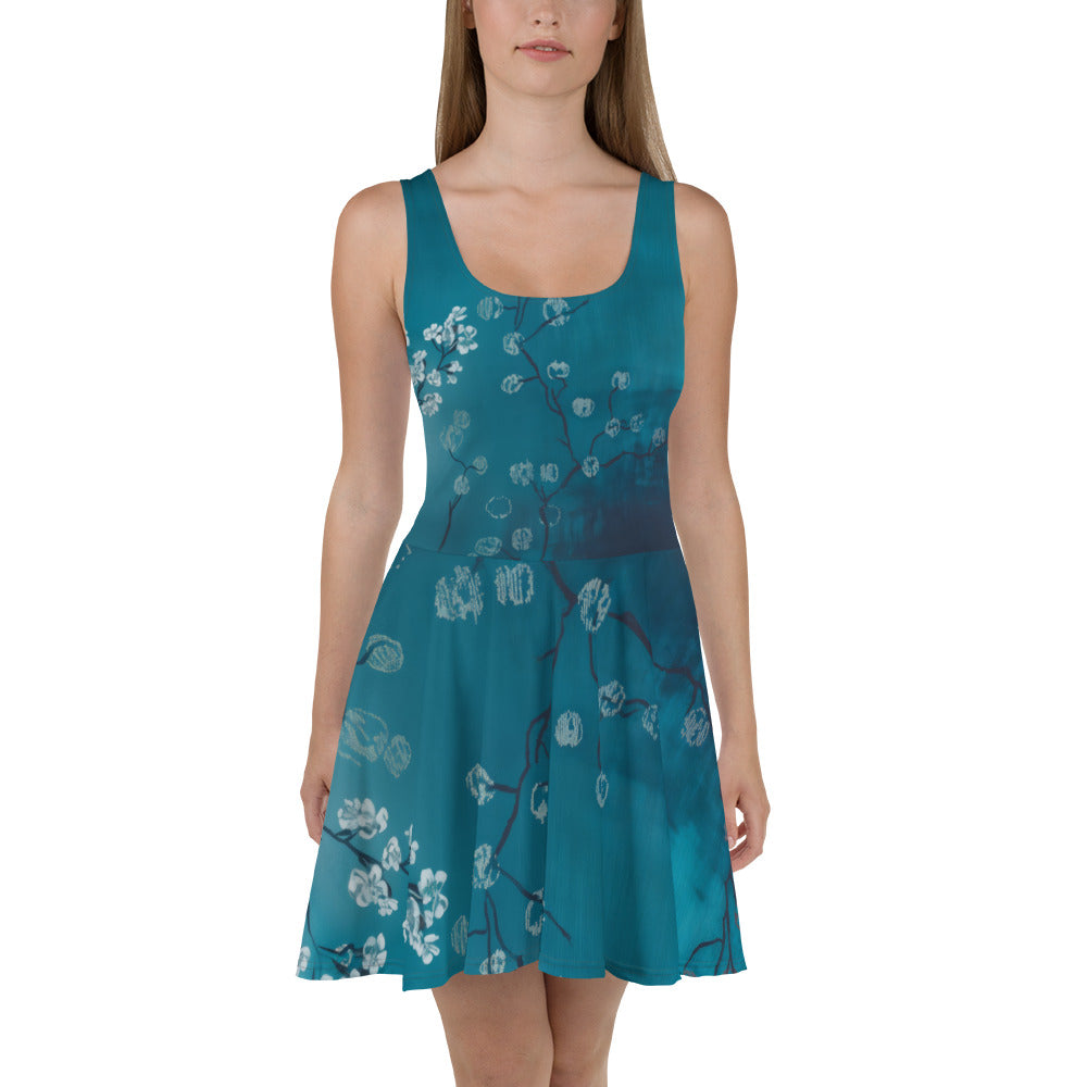 Winter Blossums - Skater Dress