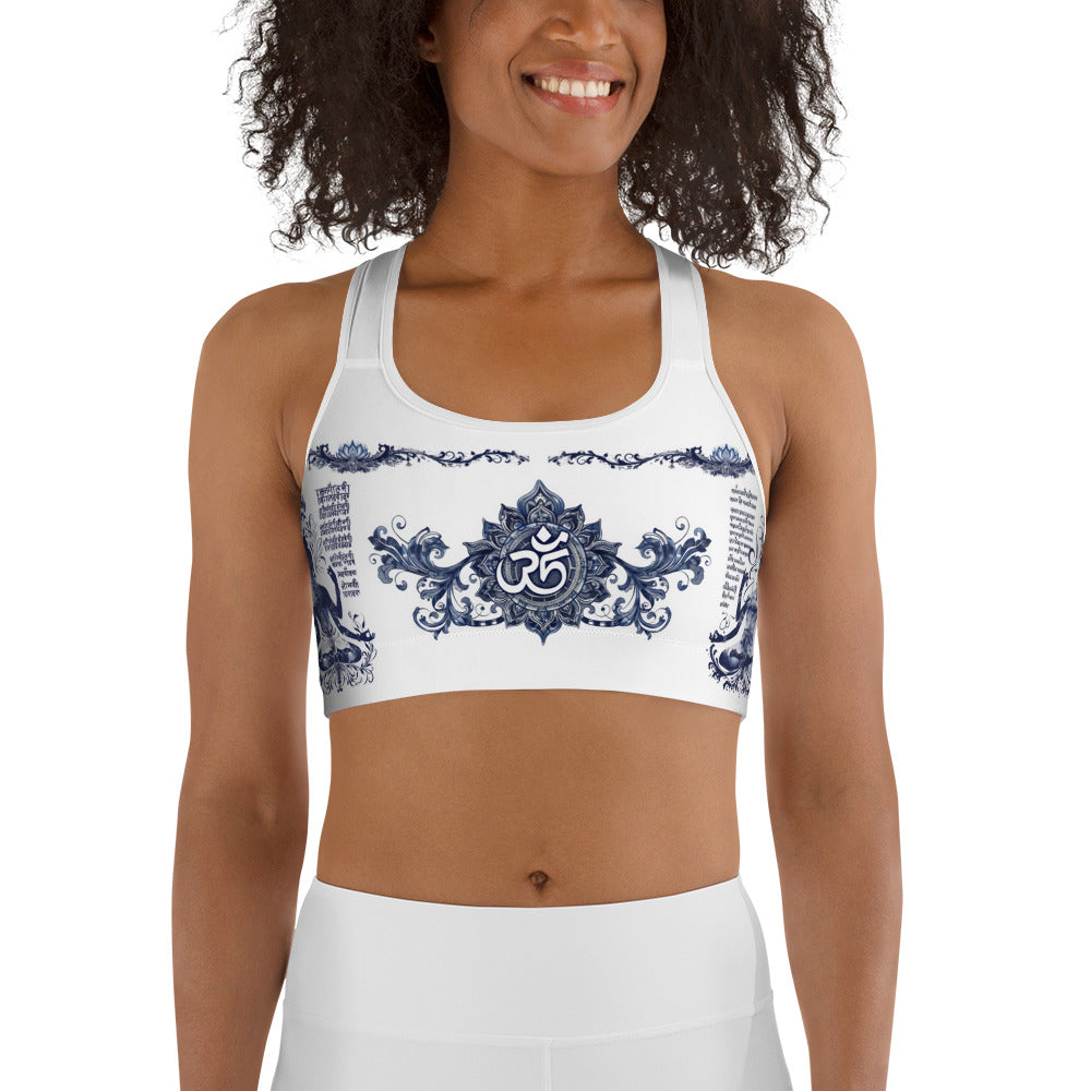 Faux Sanskrit - Sports bra