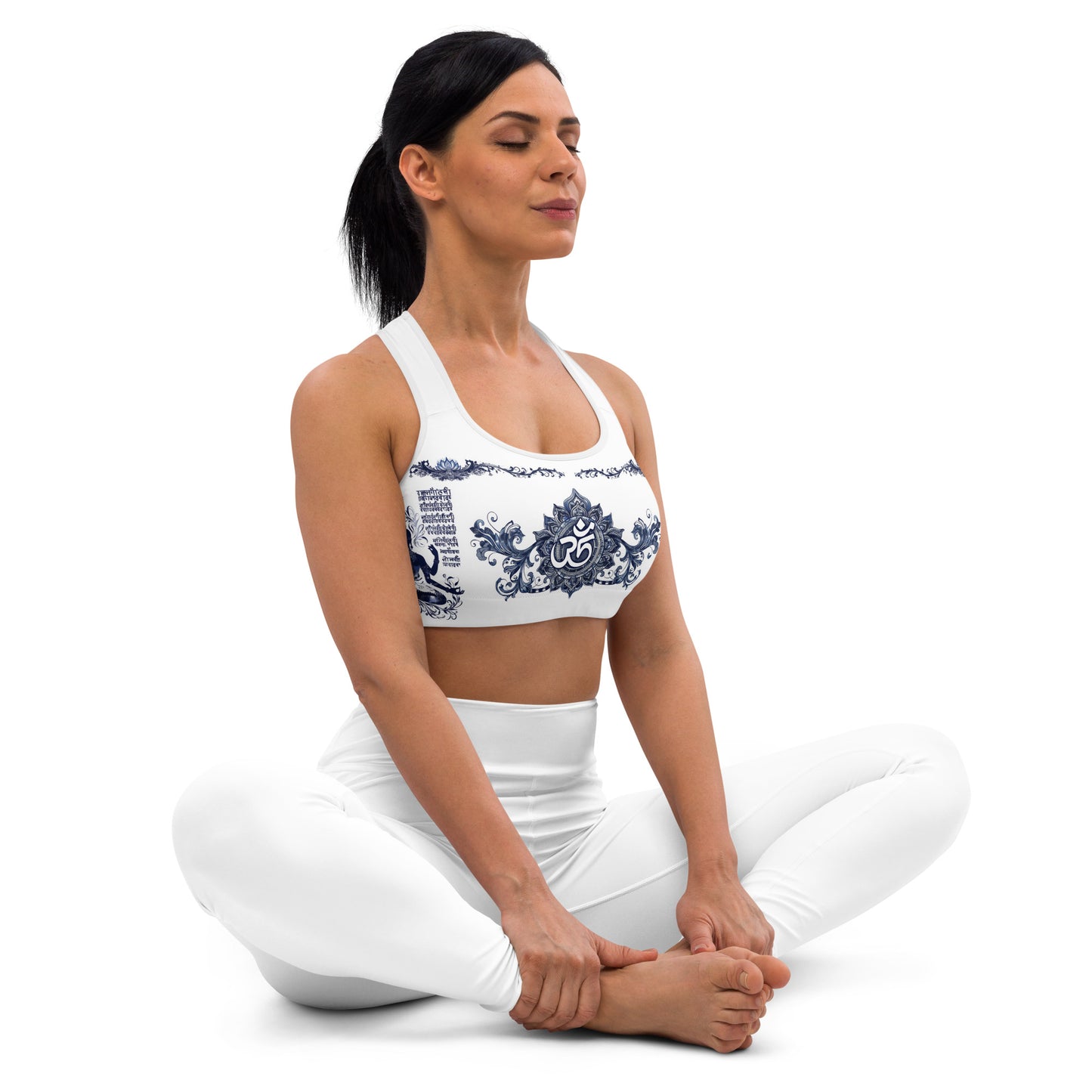 Faux Sanskrit - Sports bra