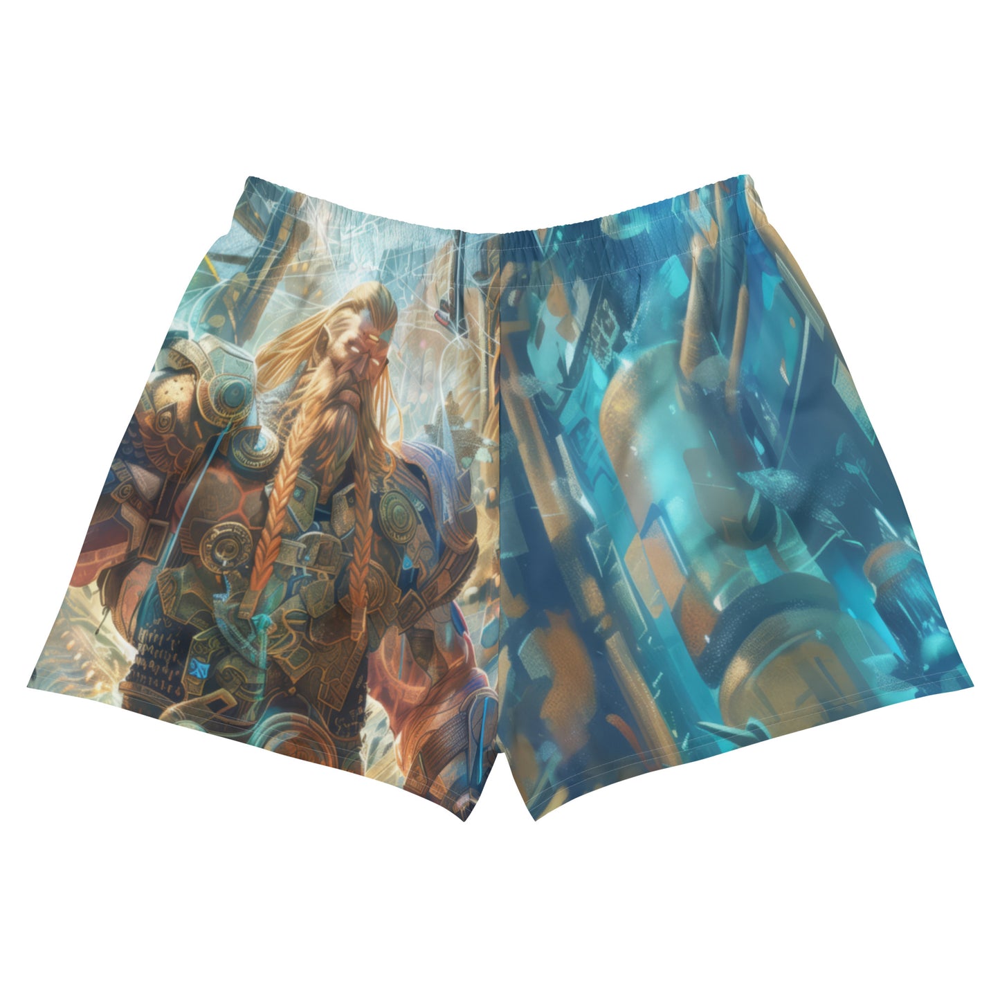 Cyberpunk Viking - Unisex Athletic Shorts