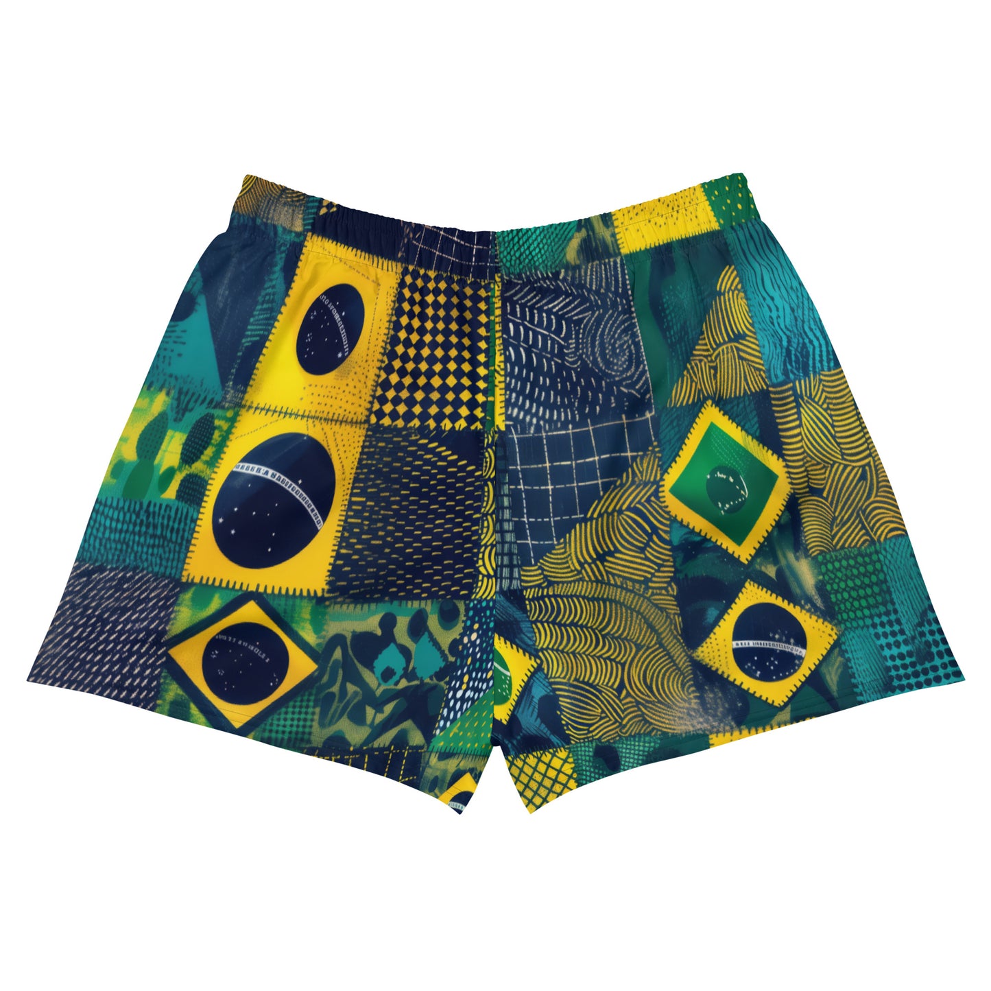 Sashiko Brazil - Unisex Athletic Shorts