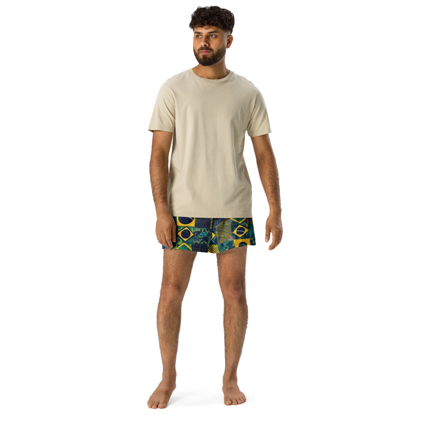 Sashiko Brazil - Unisex Athletic Shorts