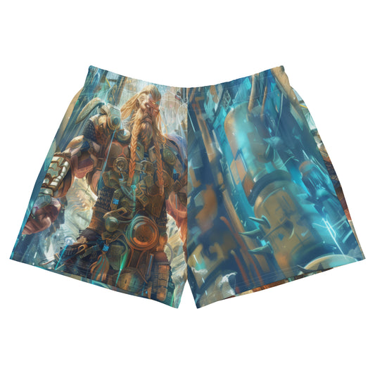 Cyberpunk Viking - Unisex Athletic Shorts