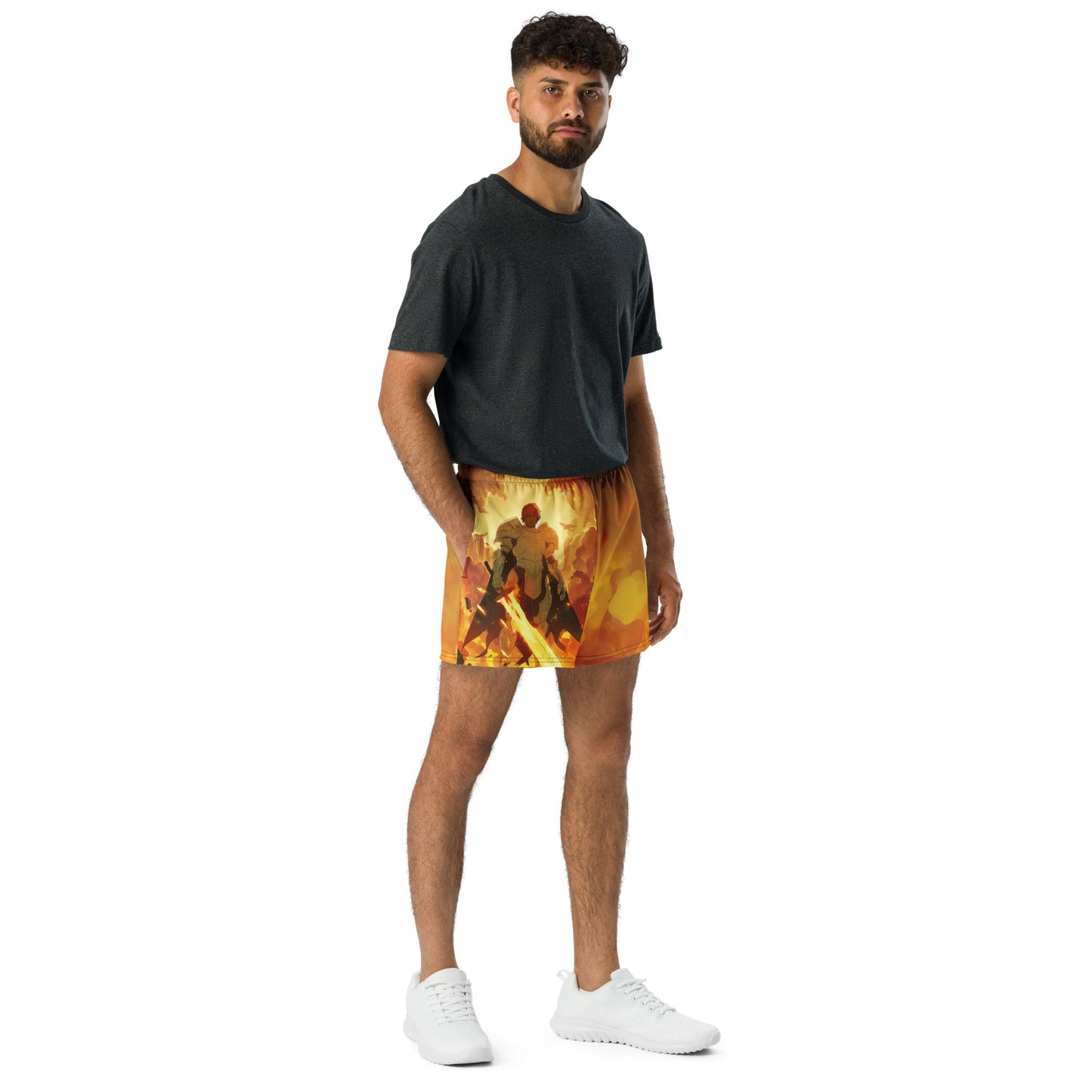 Paladin Field of Flames - Unisex Athletic Shorts