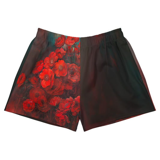 Las Rosas Rojas - Unisex Athletic Shorts