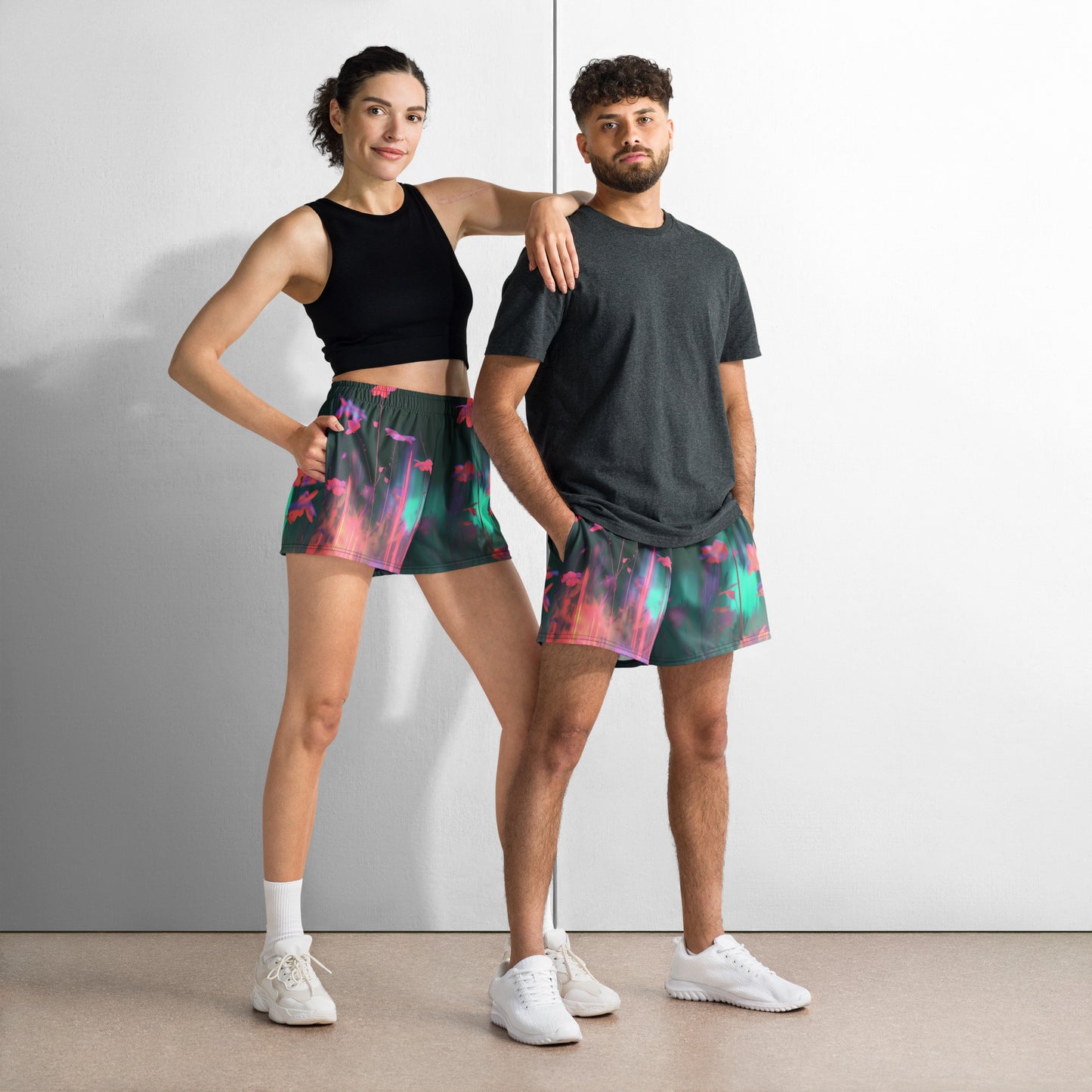 Chromatic Aberration - Unisex Athletic Shorts