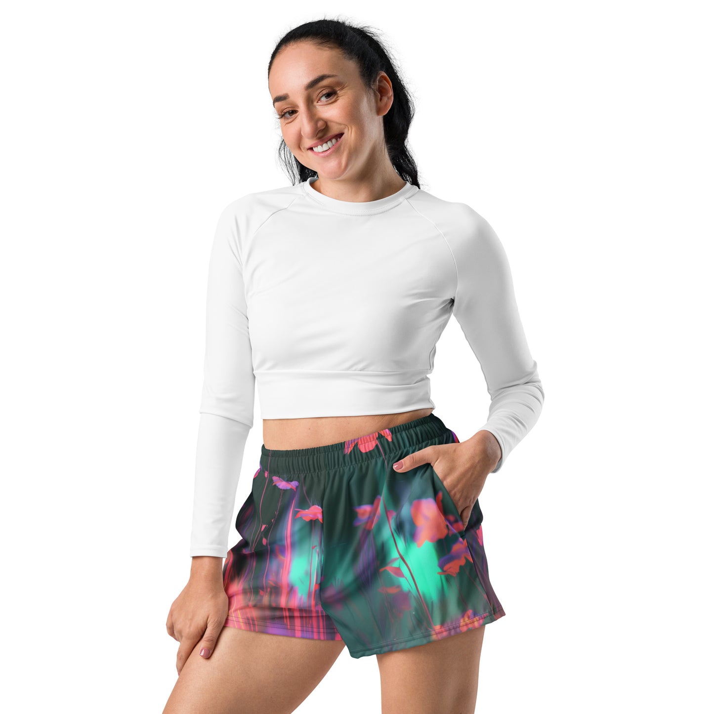 Chromatic Aberration - Unisex Athletic Shorts