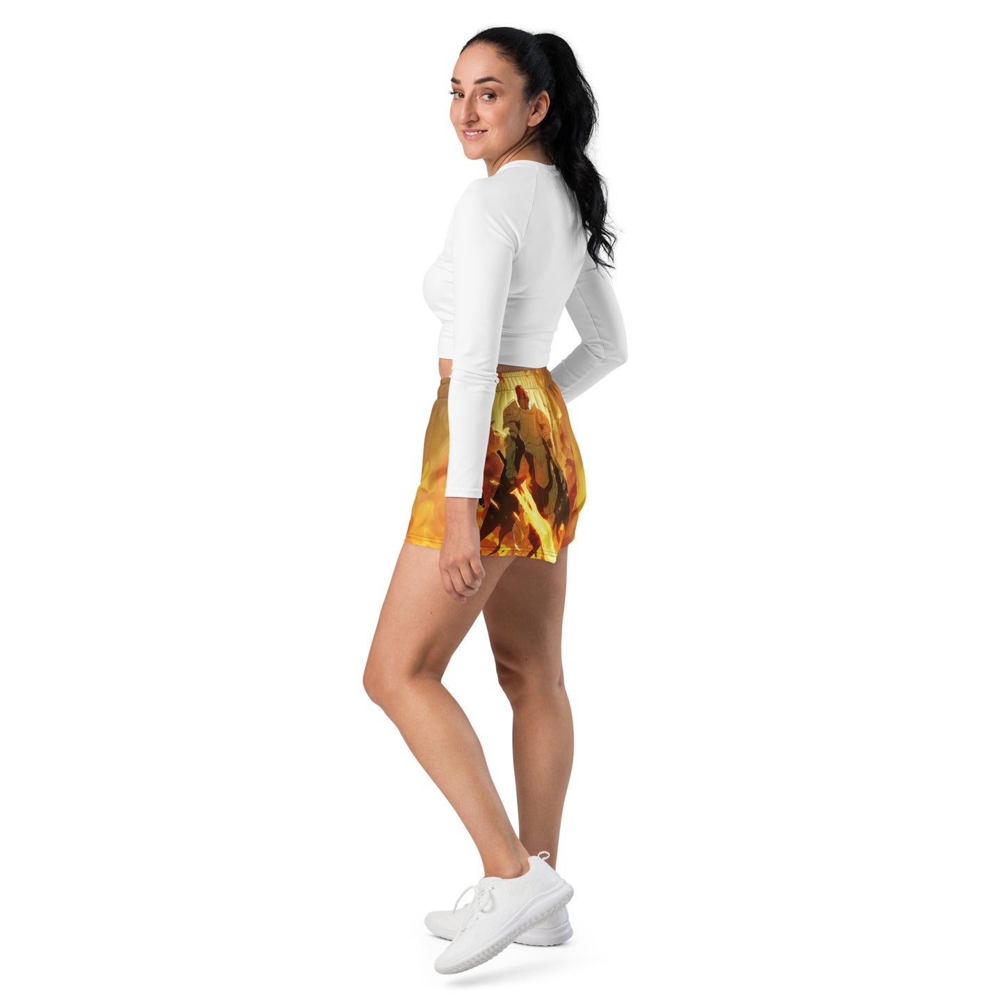 Paladin Field of Flames - Unisex Athletic Shorts