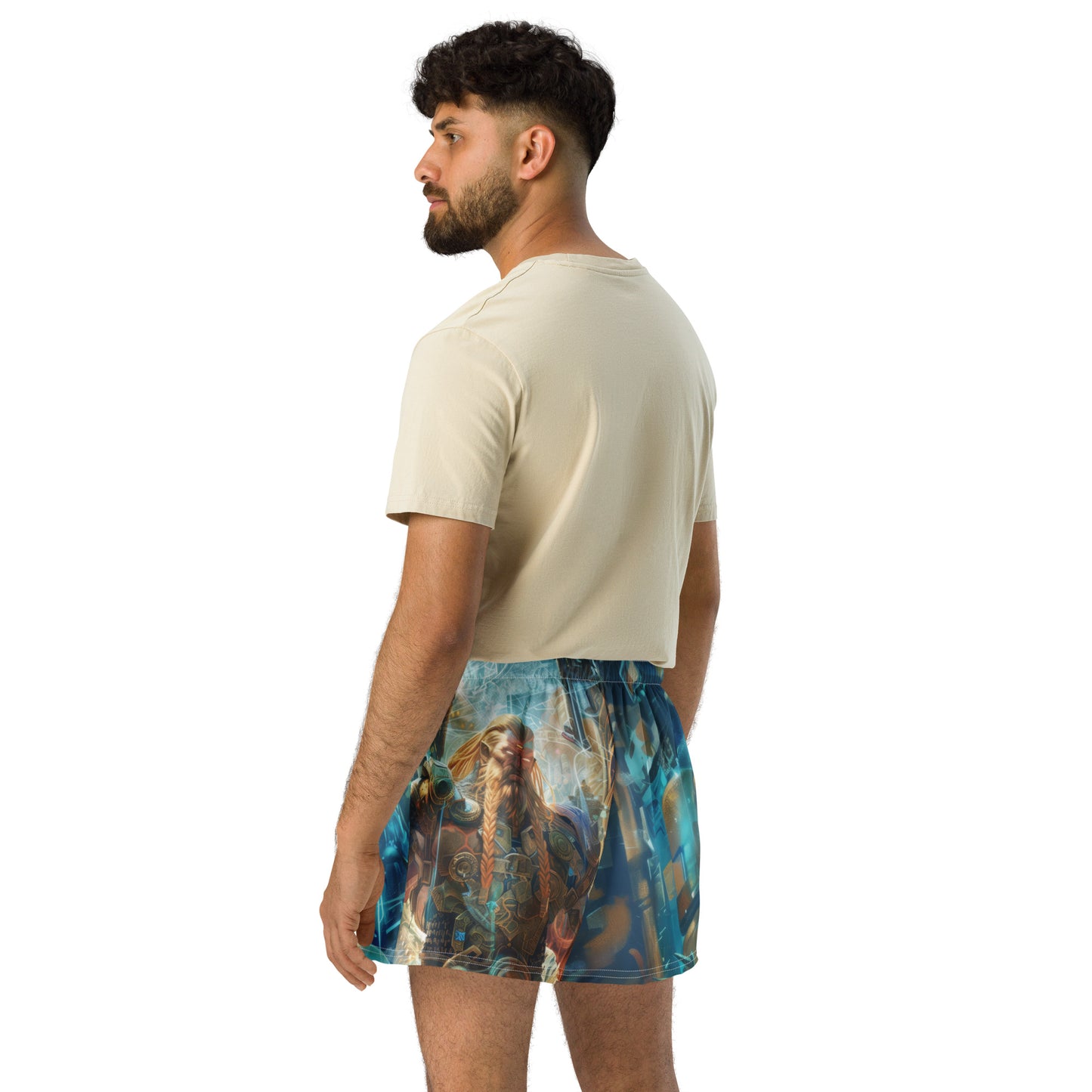 Cyberpunk Viking - Unisex Athletic Shorts