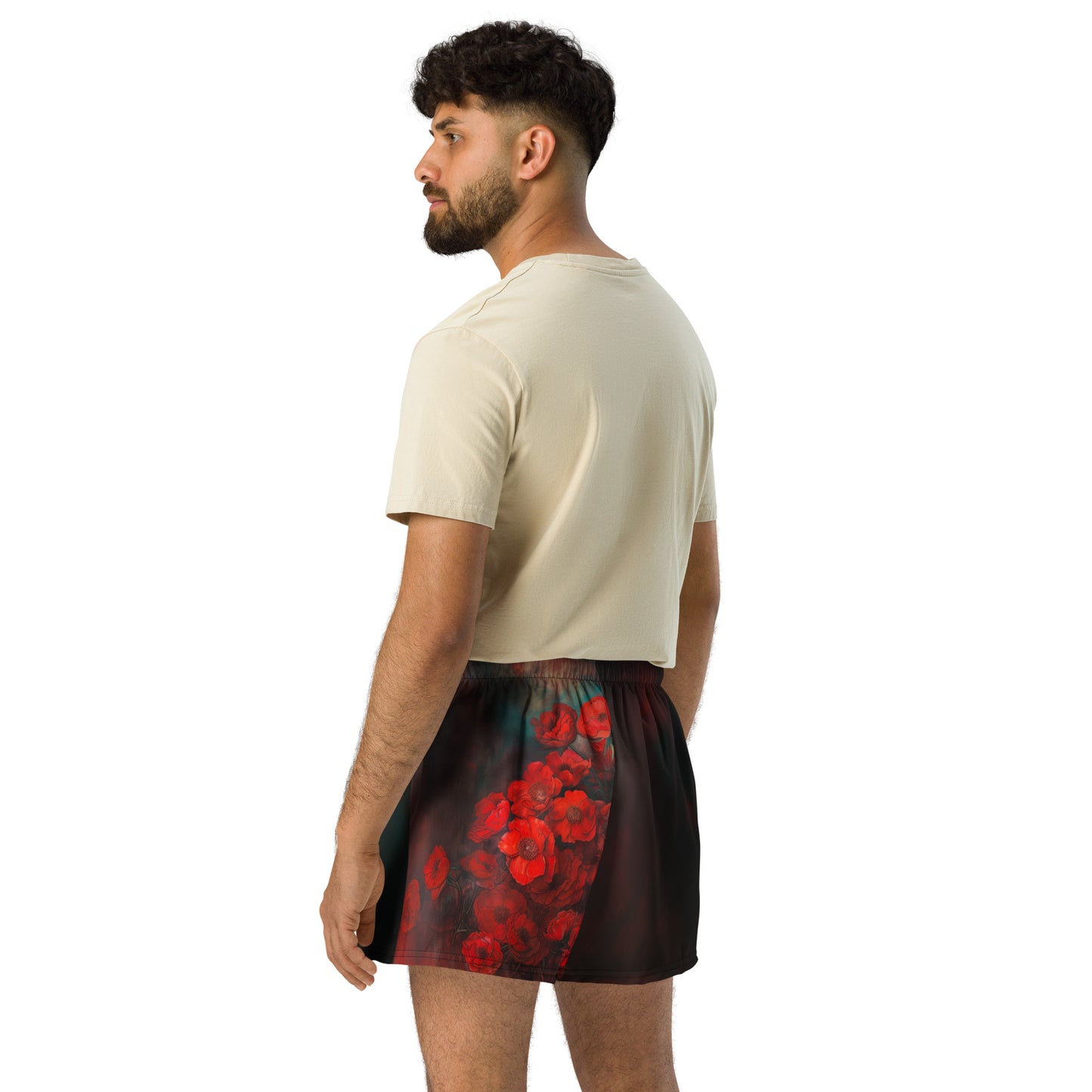 Las Rosas Rojas - Unisex Athletic Shorts