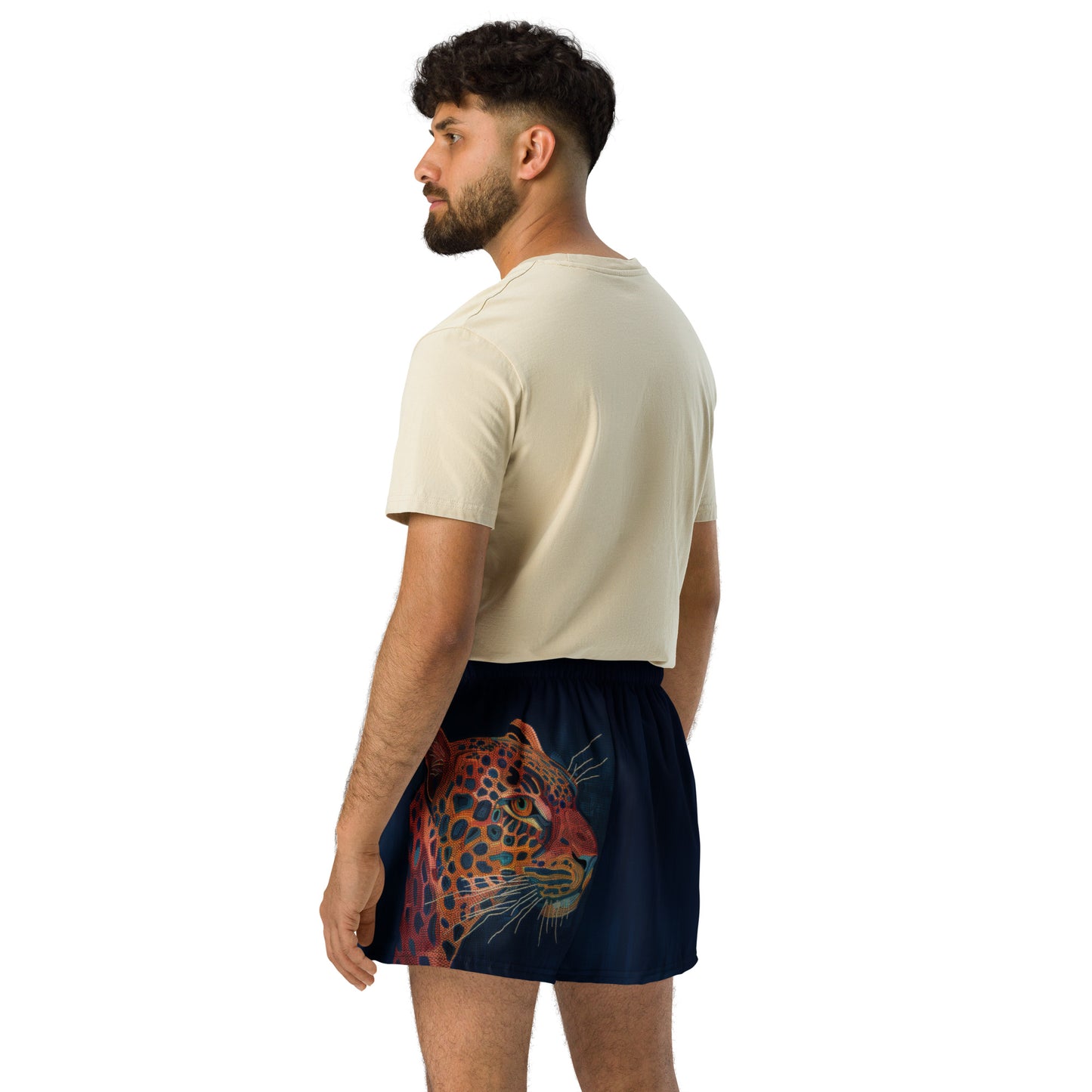 Sashiko Tiger - Unisex Athletic Shorts