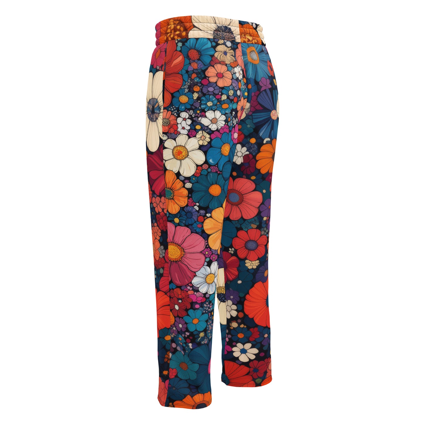 Floral Frenzy - Wide-leg joggers