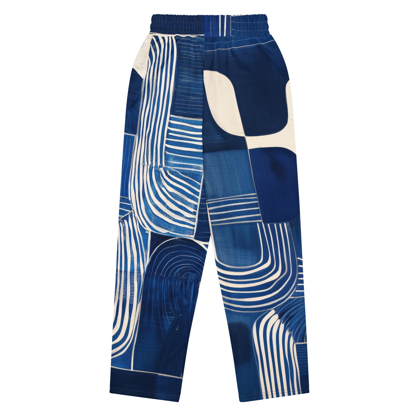 Pablo Picasso Sashiko - Wide-leg joggers