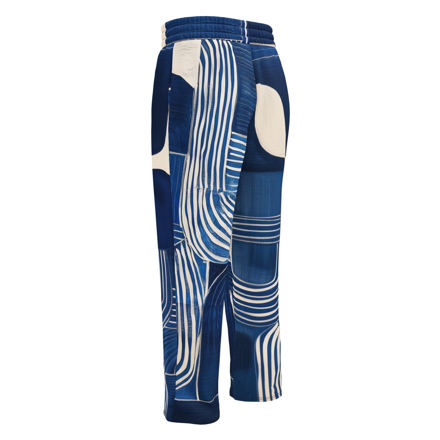 Pablo Picasso Sashiko - Wide-leg joggers