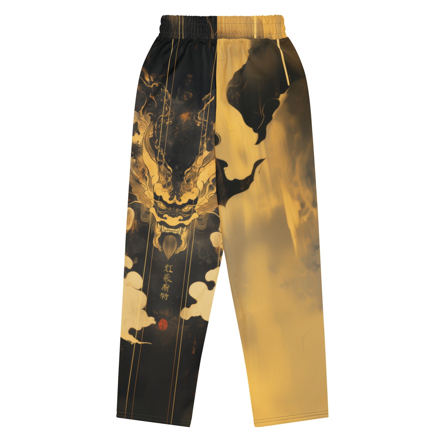 Dragon Mask - Wide-leg joggers