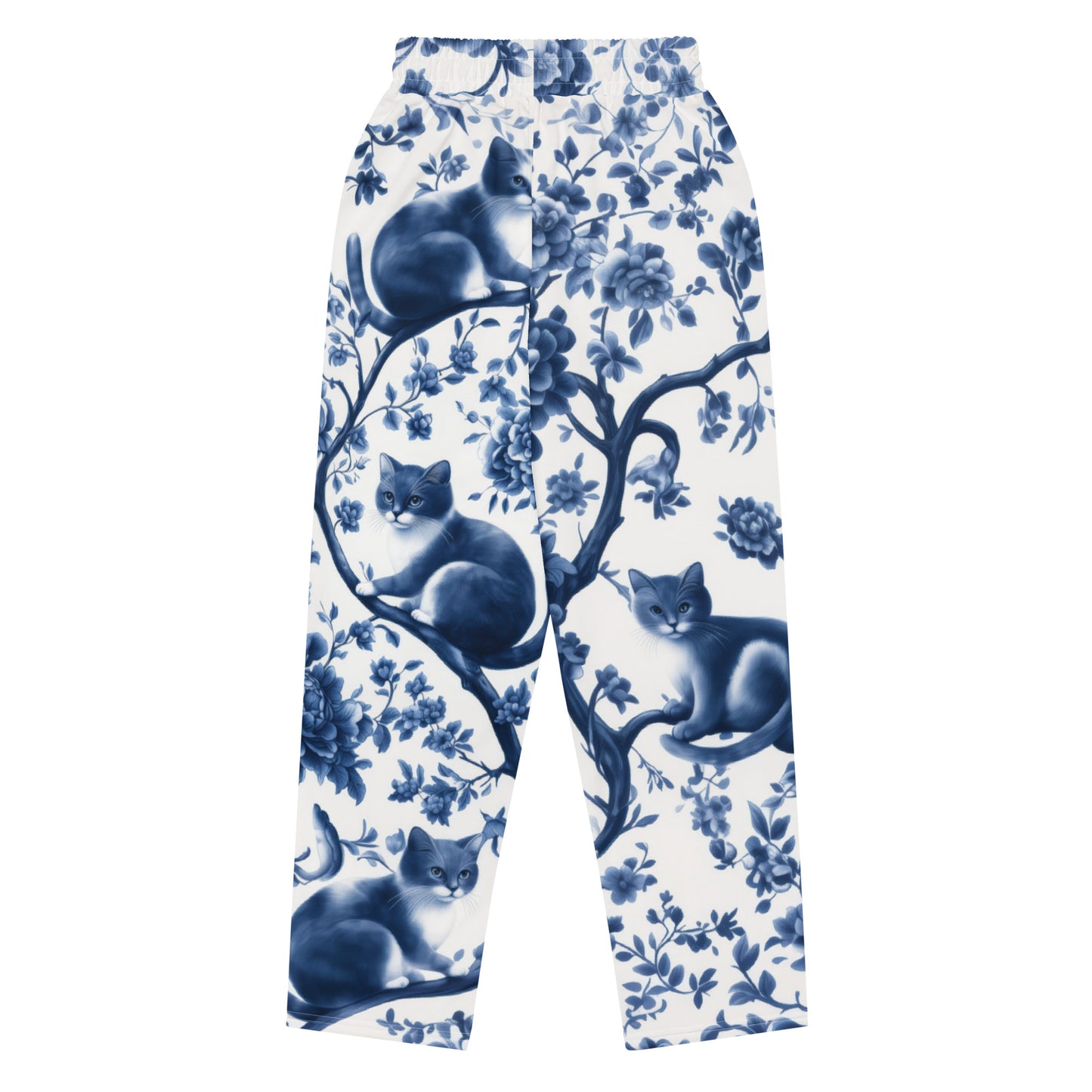 Procyclin Blue Cats - Wide-leg joggers