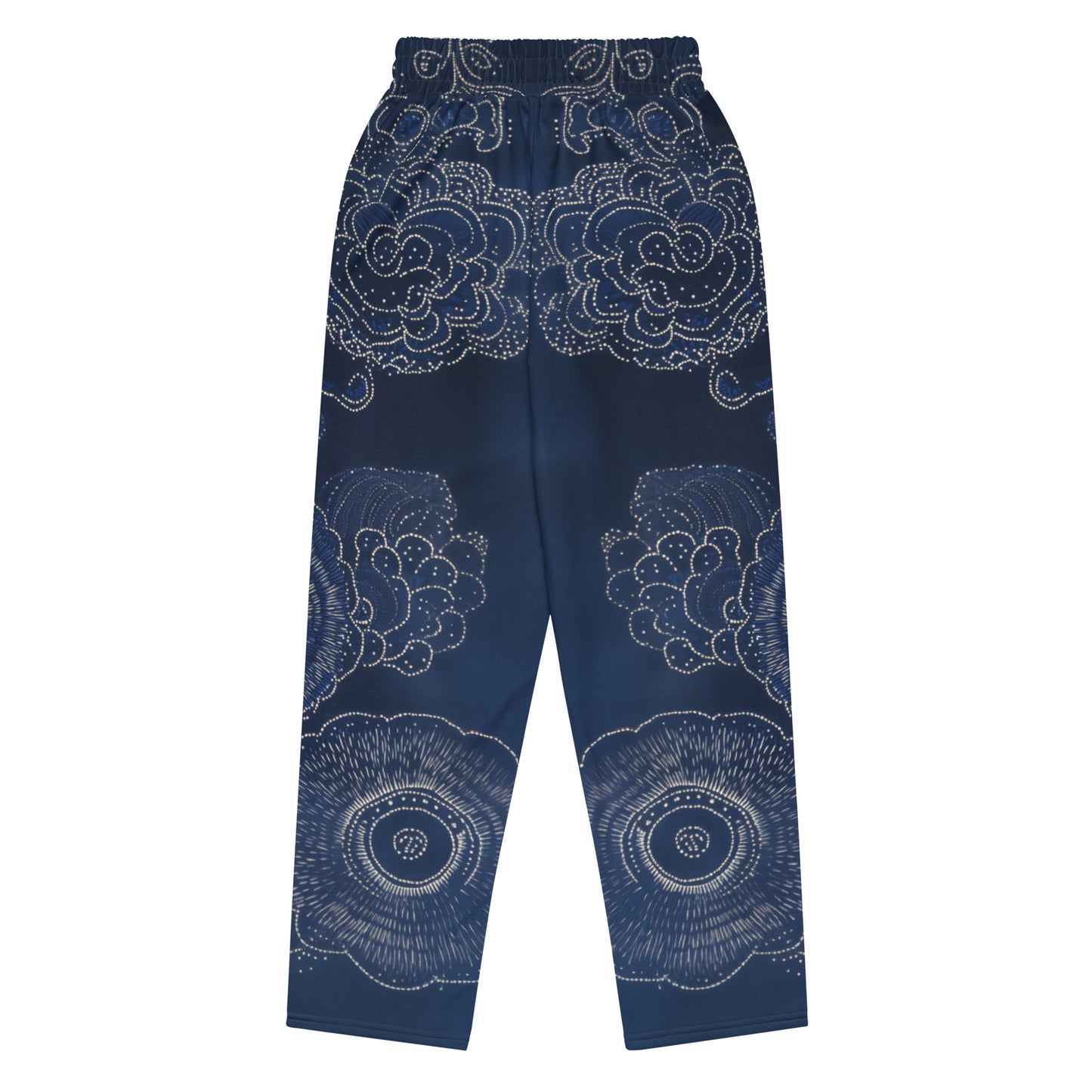 Sashiko Polynesian - Wide-leg joggers