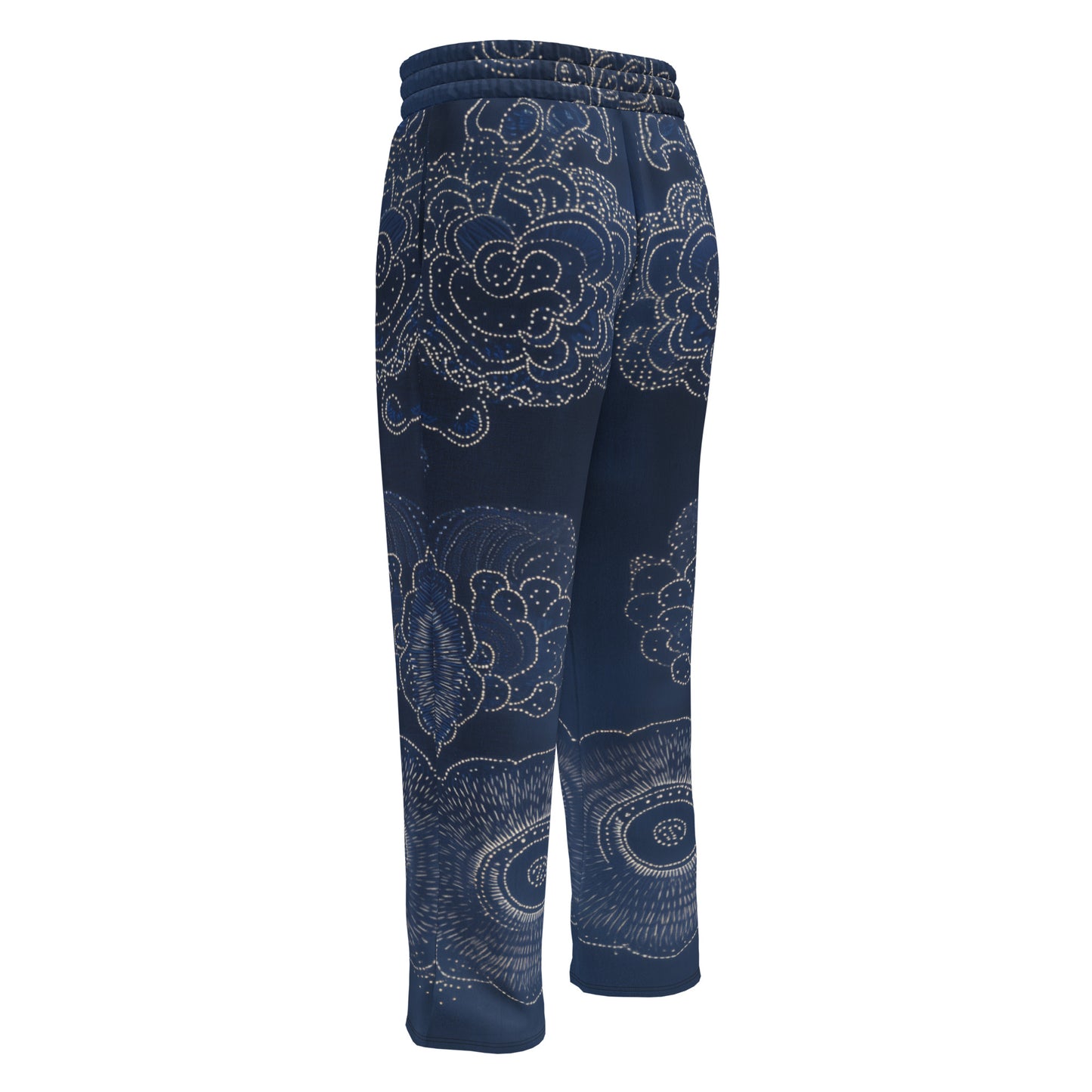 Sashiko Polynesian - Wide-leg joggers