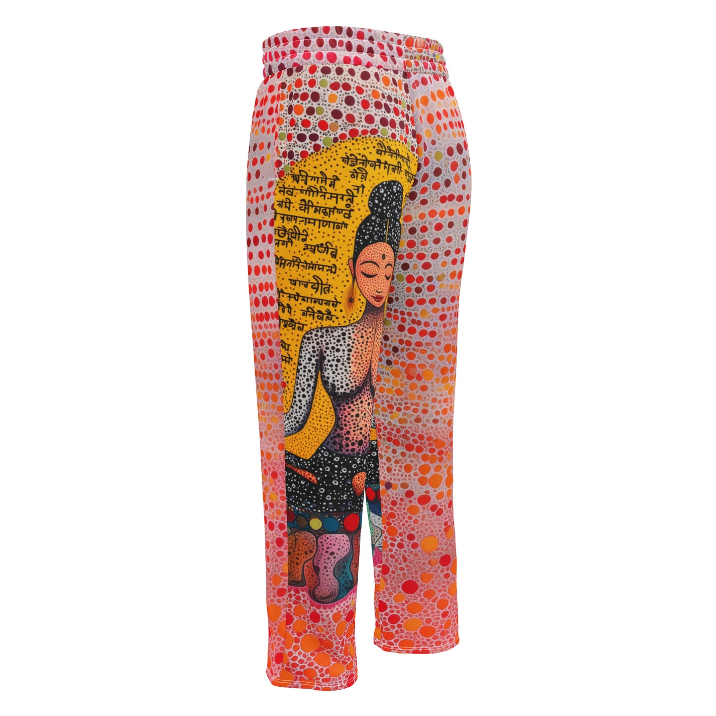 Yoga Faux Sanskrit moda 2 - Wide-leg joggers