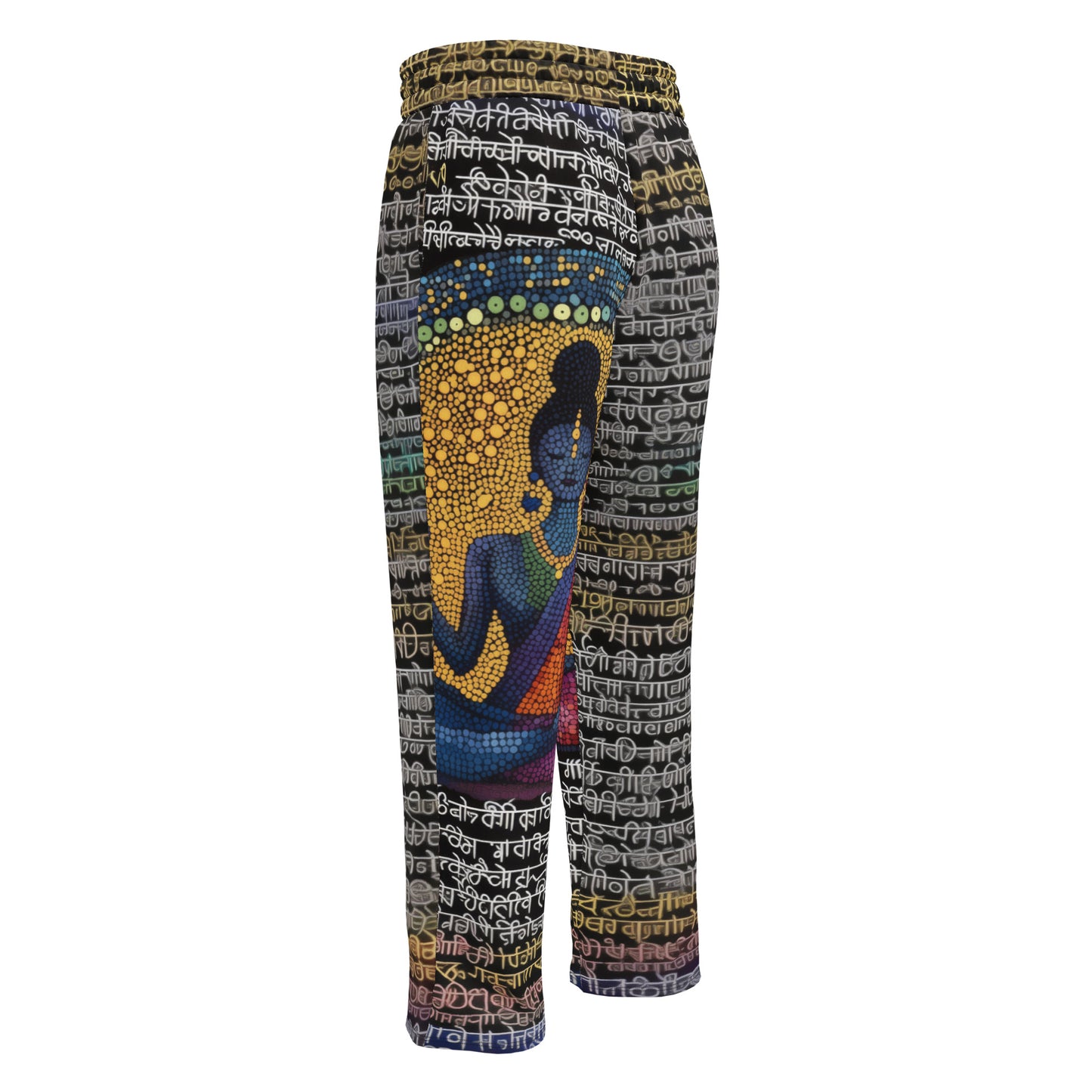 Yoga Faux Sanskrit moda 1 - Wide-leg joggers