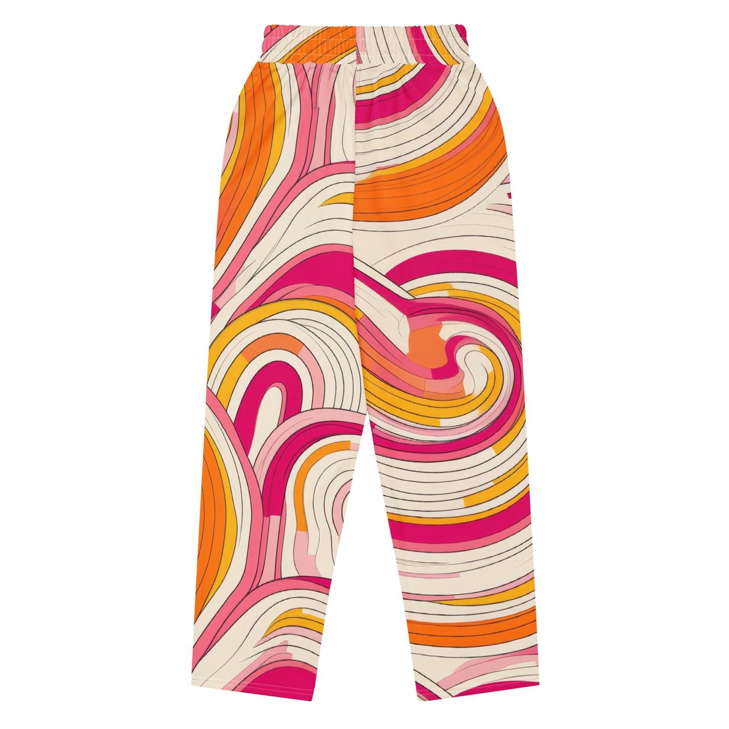 Retro Groovy moda 1 - Wide-leg joggers