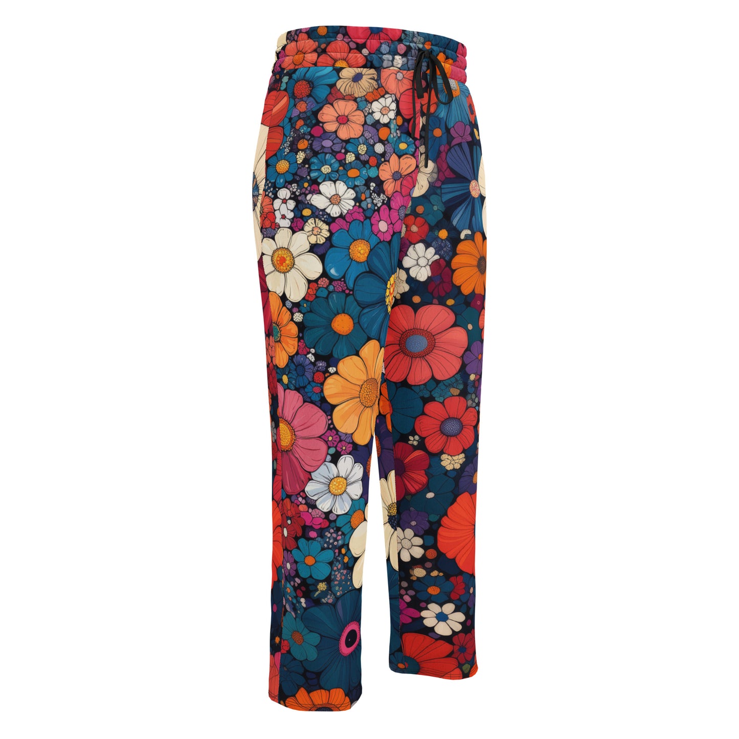 Floral Frenzy - Wide-leg joggers