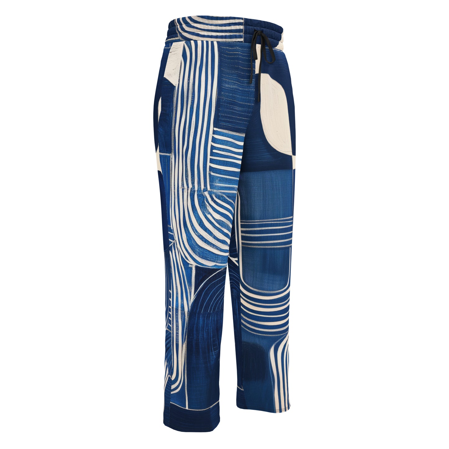 Pablo Picasso Sashiko - Wide-leg joggers