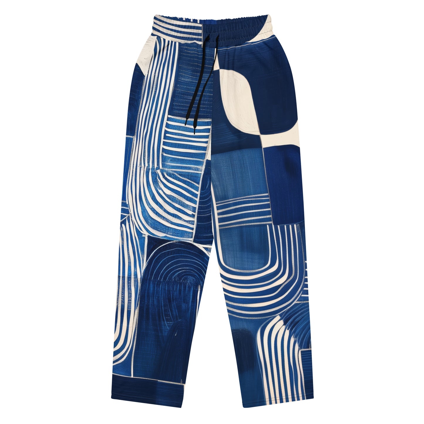 Pablo Picasso Sashiko - Wide-leg joggers