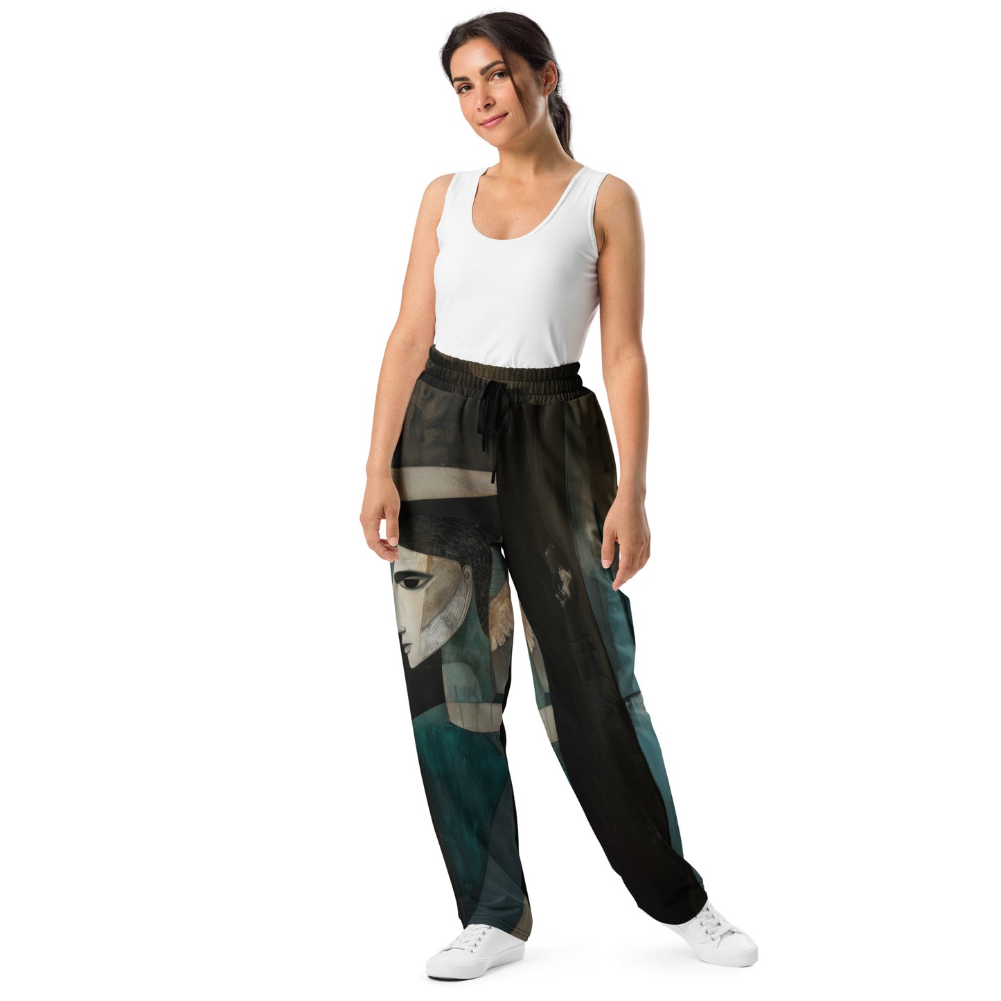 Pablo Picasso Angel - Wide-leg joggers