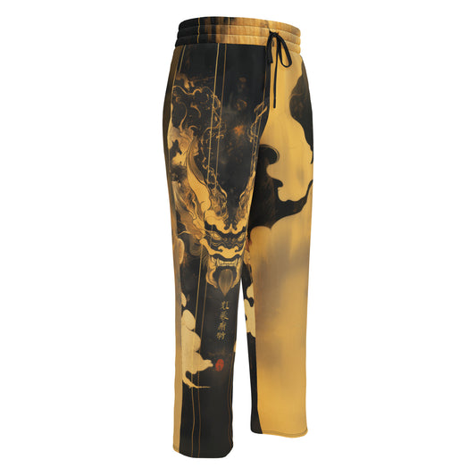 Dragon Mask - Wide-leg joggers