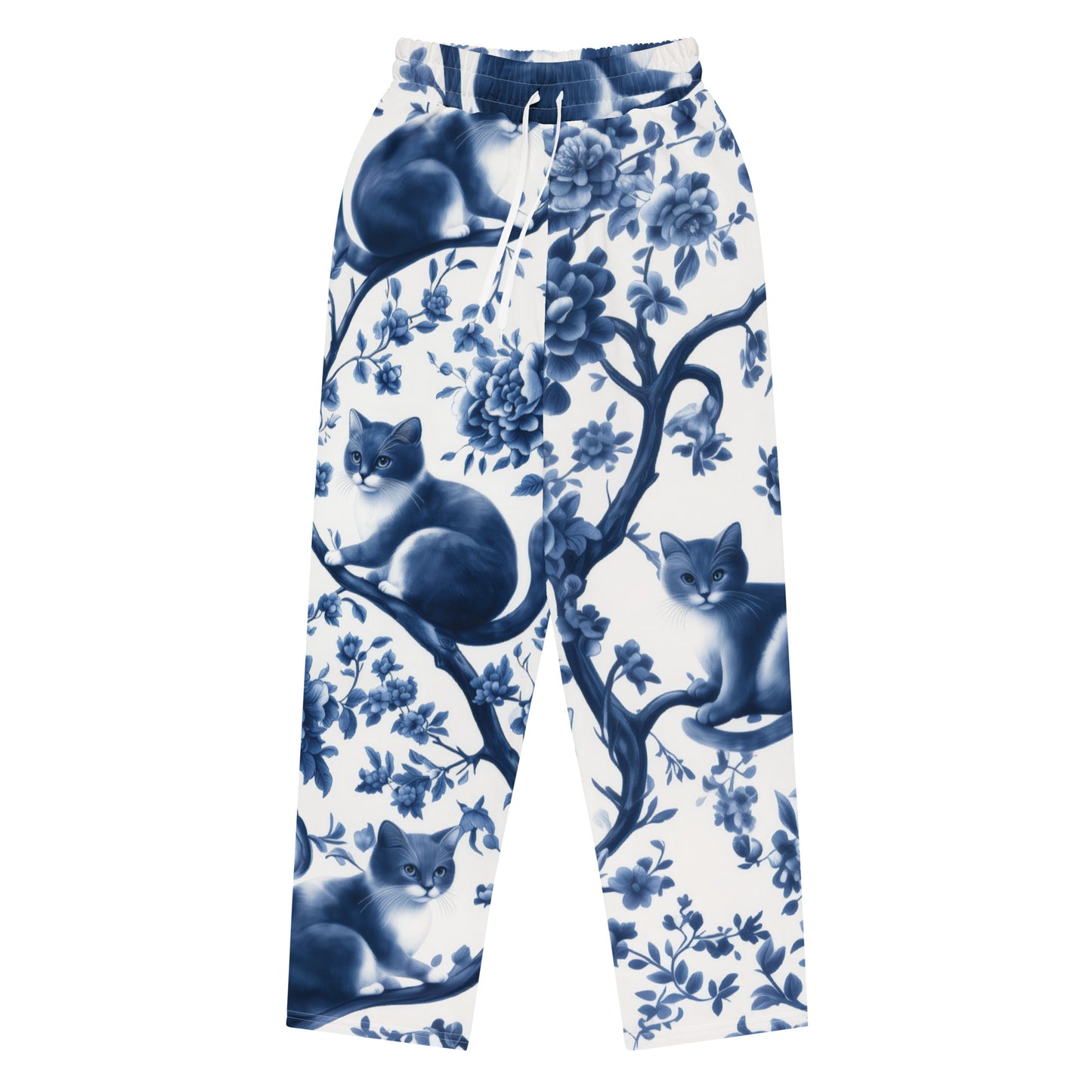 Procyclin Blue Cats - Wide-leg joggers