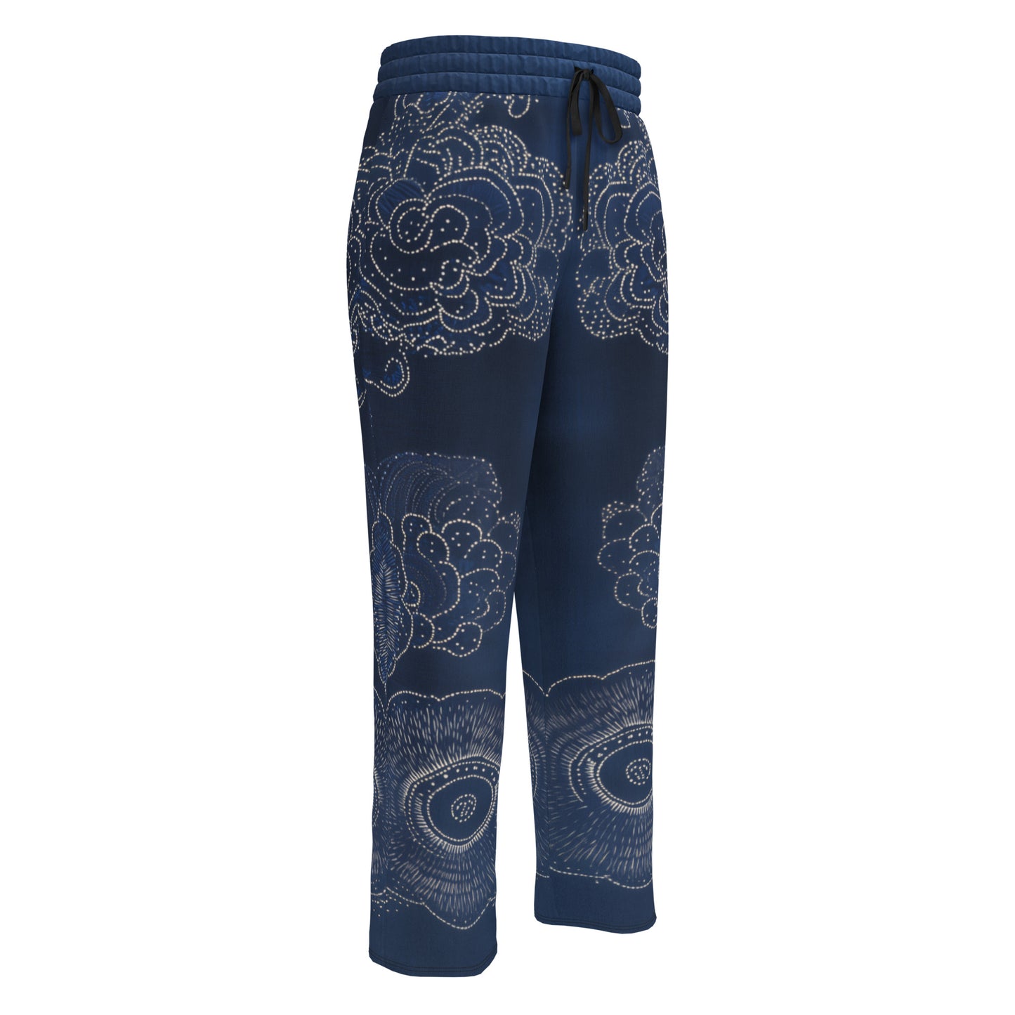 Sashiko Polynesian - Wide-leg joggers