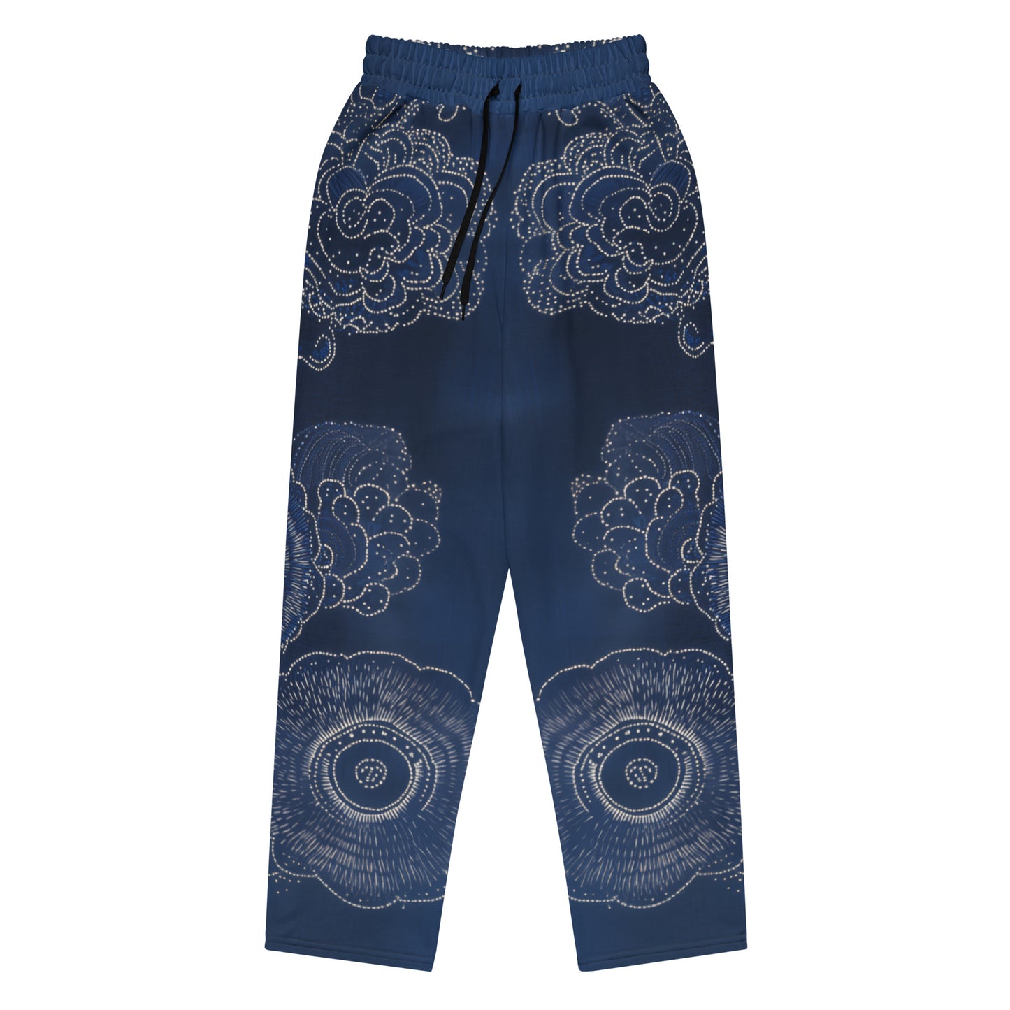 Sashiko Polynesian - Wide-leg joggers