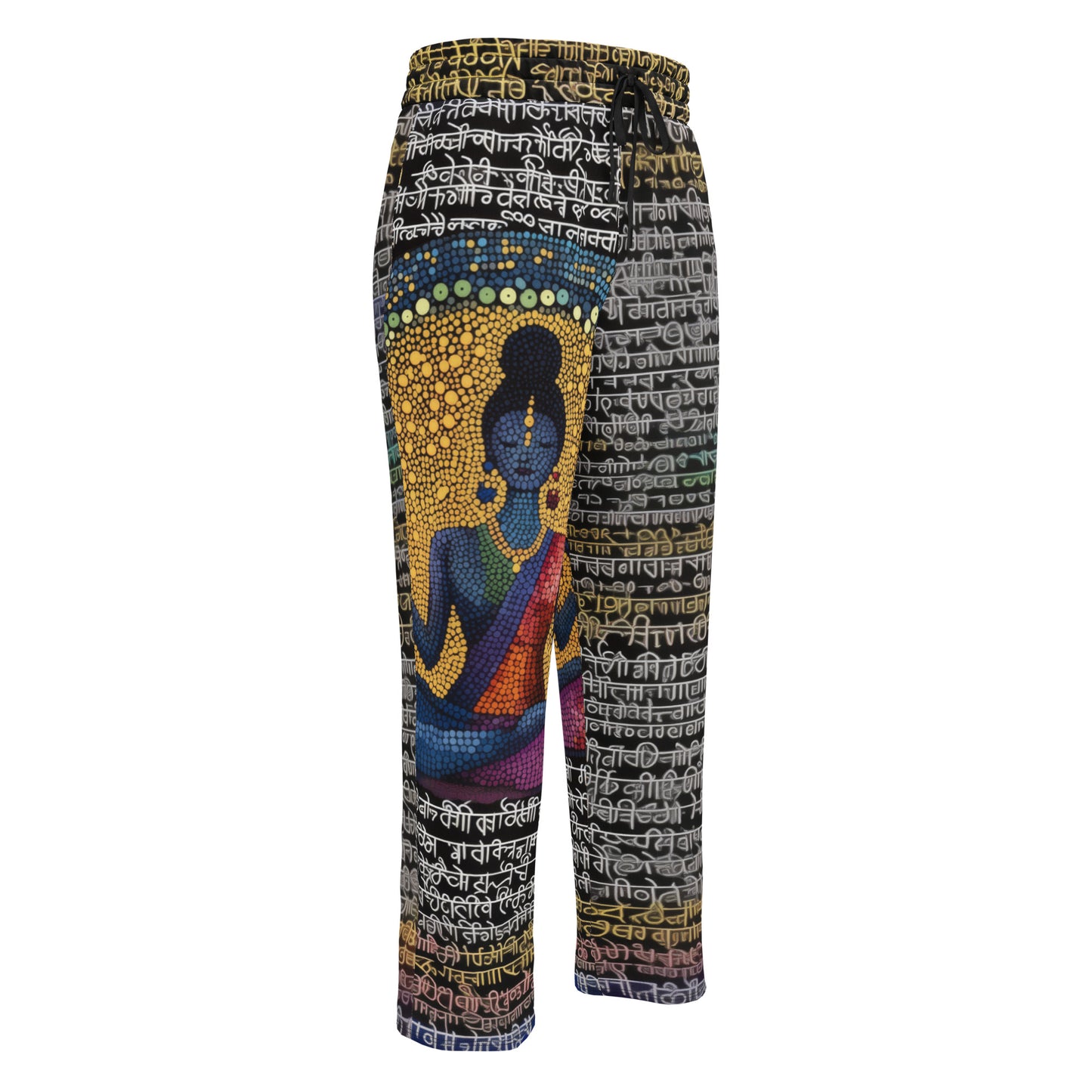 Yoga Faux Sanskrit moda 1 - Wide-leg joggers