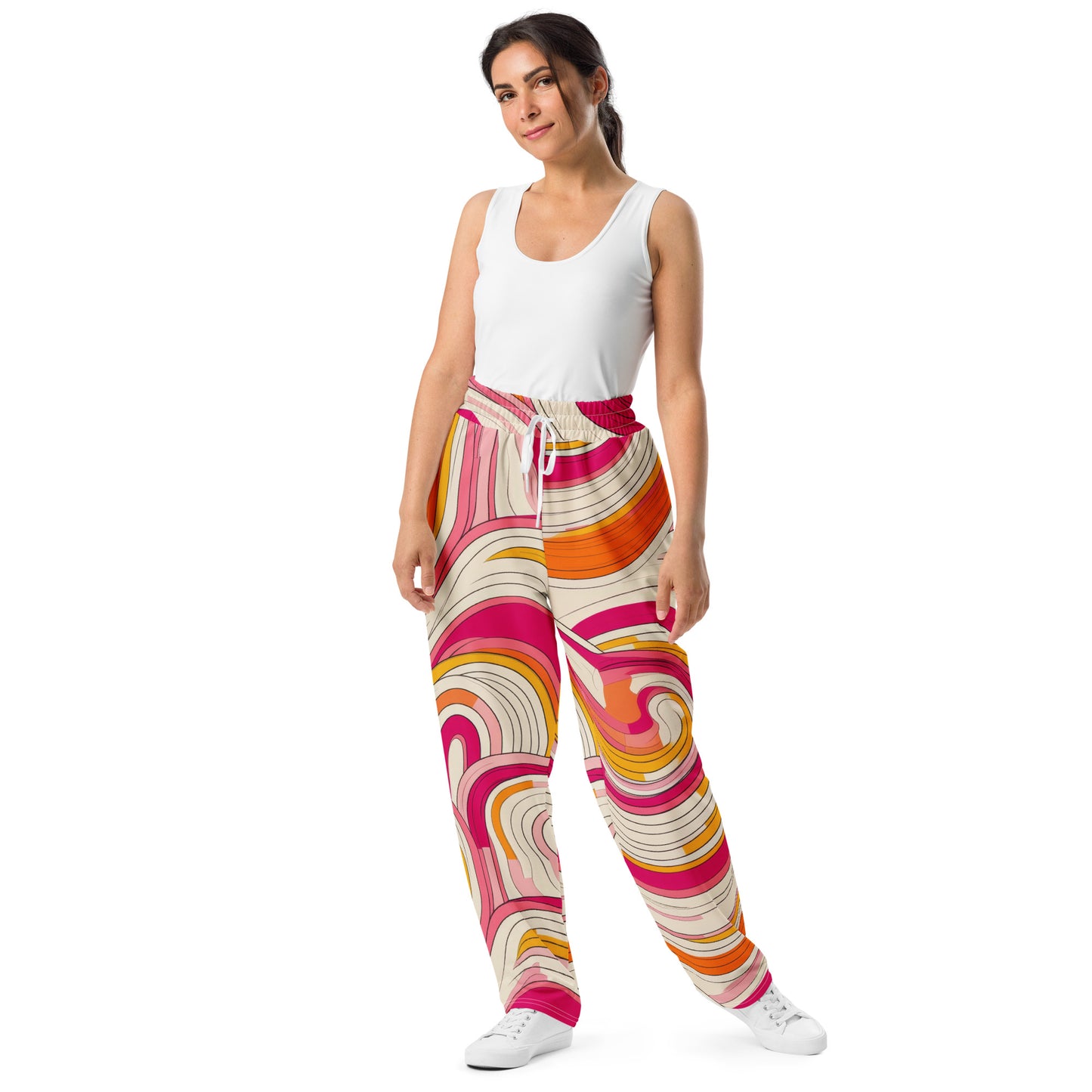 Retro Groovy moda 1 - Wide-leg joggers