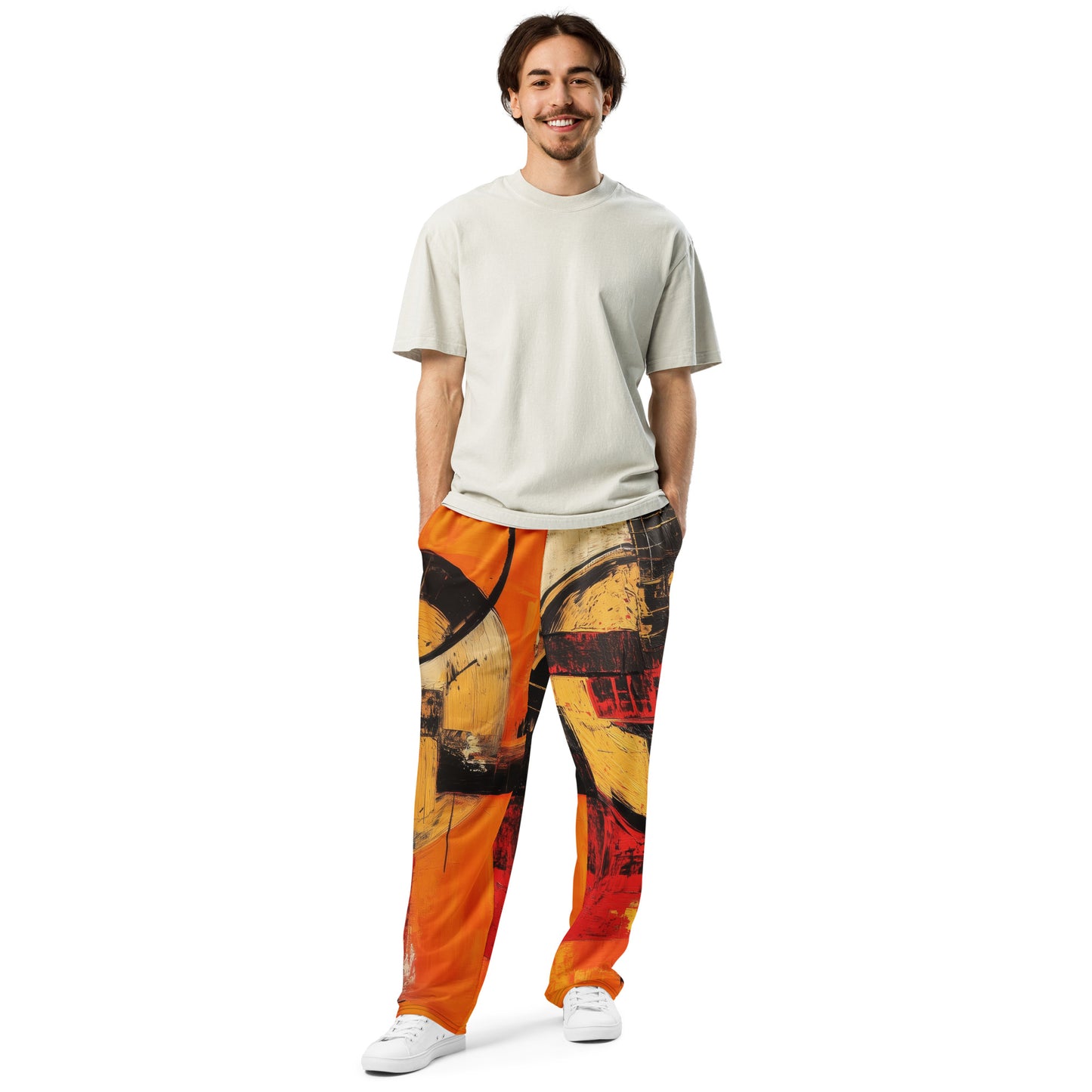 Abstract moda 1 - Wide-leg joggers