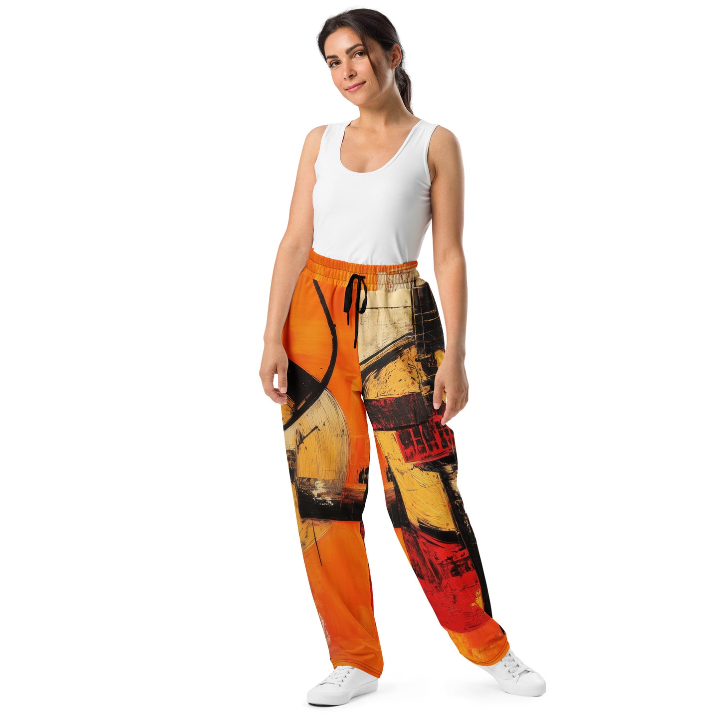 Abstract moda 1 - Wide-leg joggers