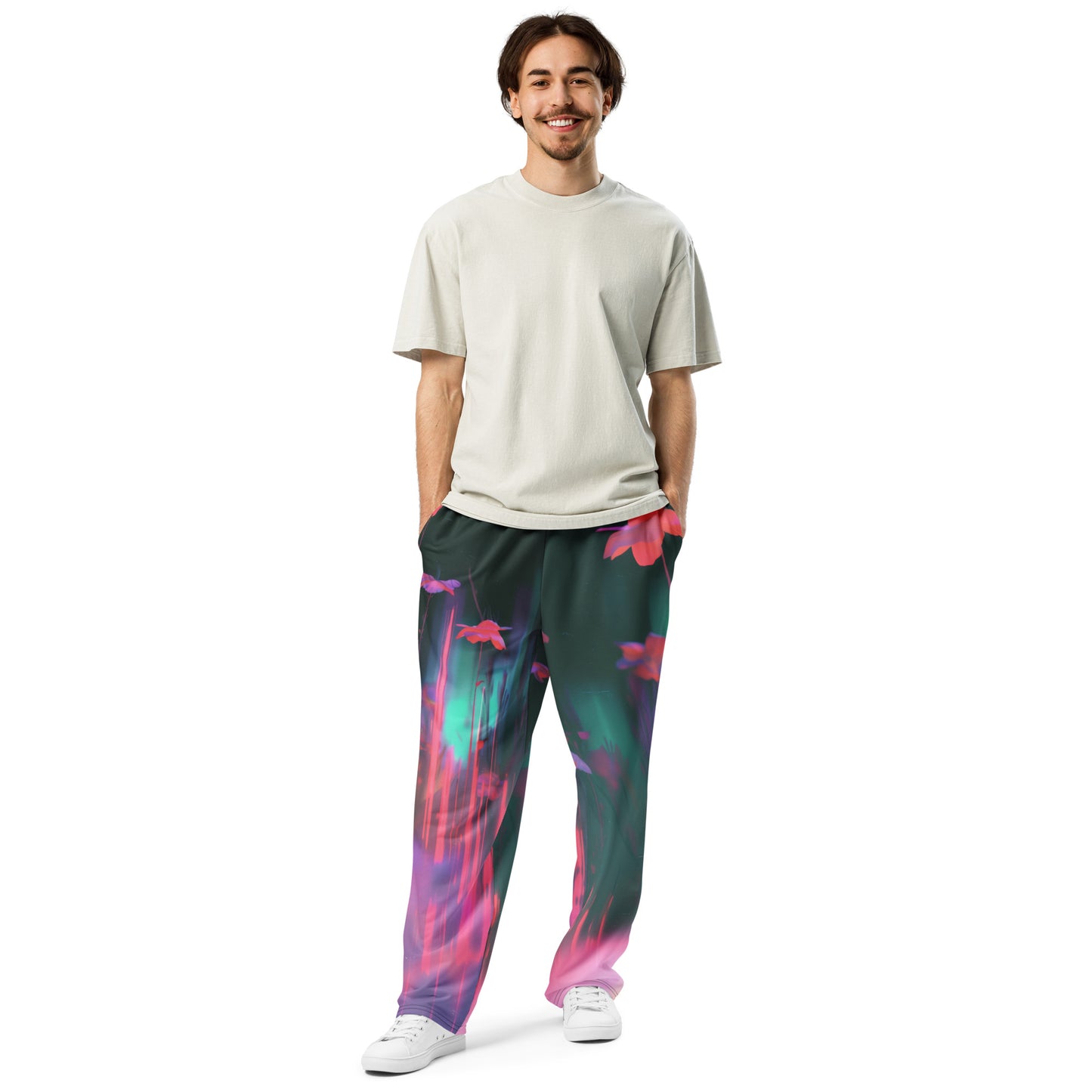 Chromatic Aberration - Wide-leg joggers