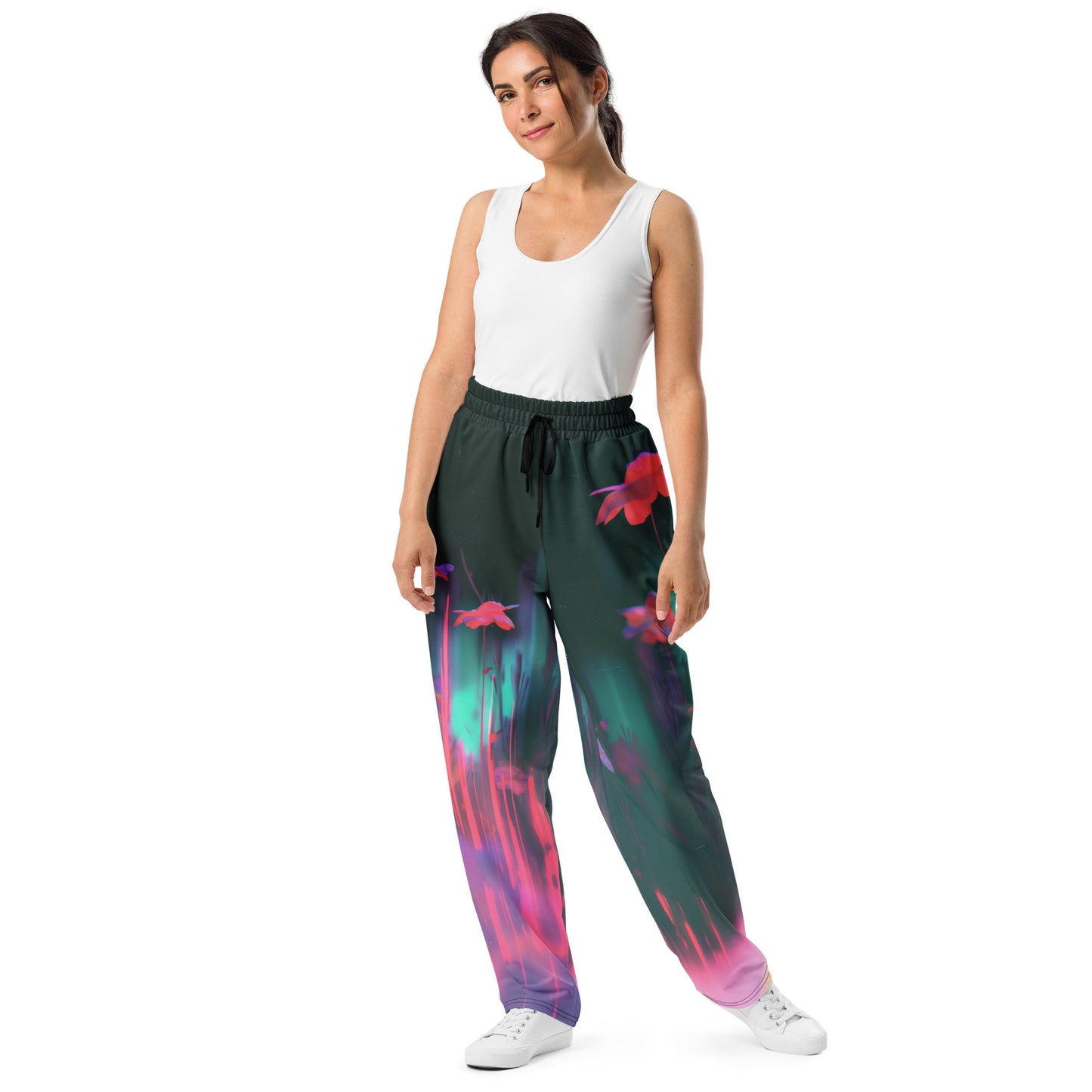 Chromatic Aberration - Wide-leg joggers