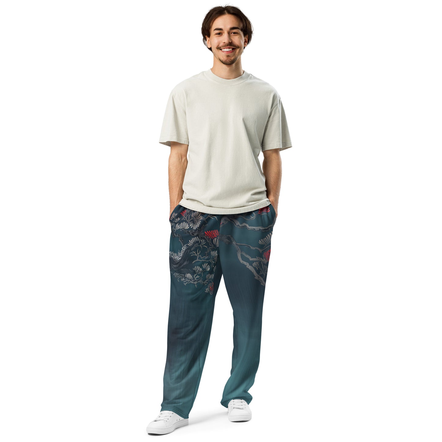 Embroidery moda 3 - Wide-leg joggers