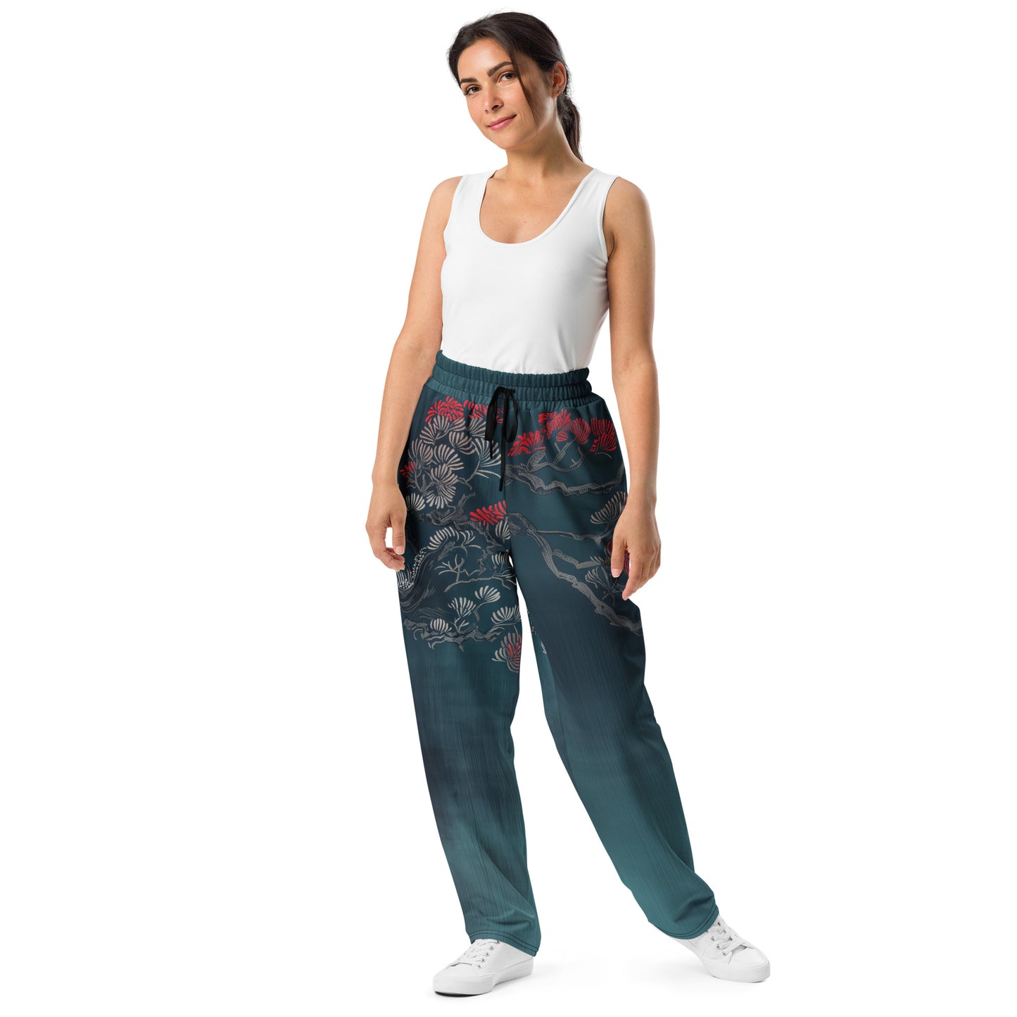 Embroidery moda 3 - Wide-leg joggers