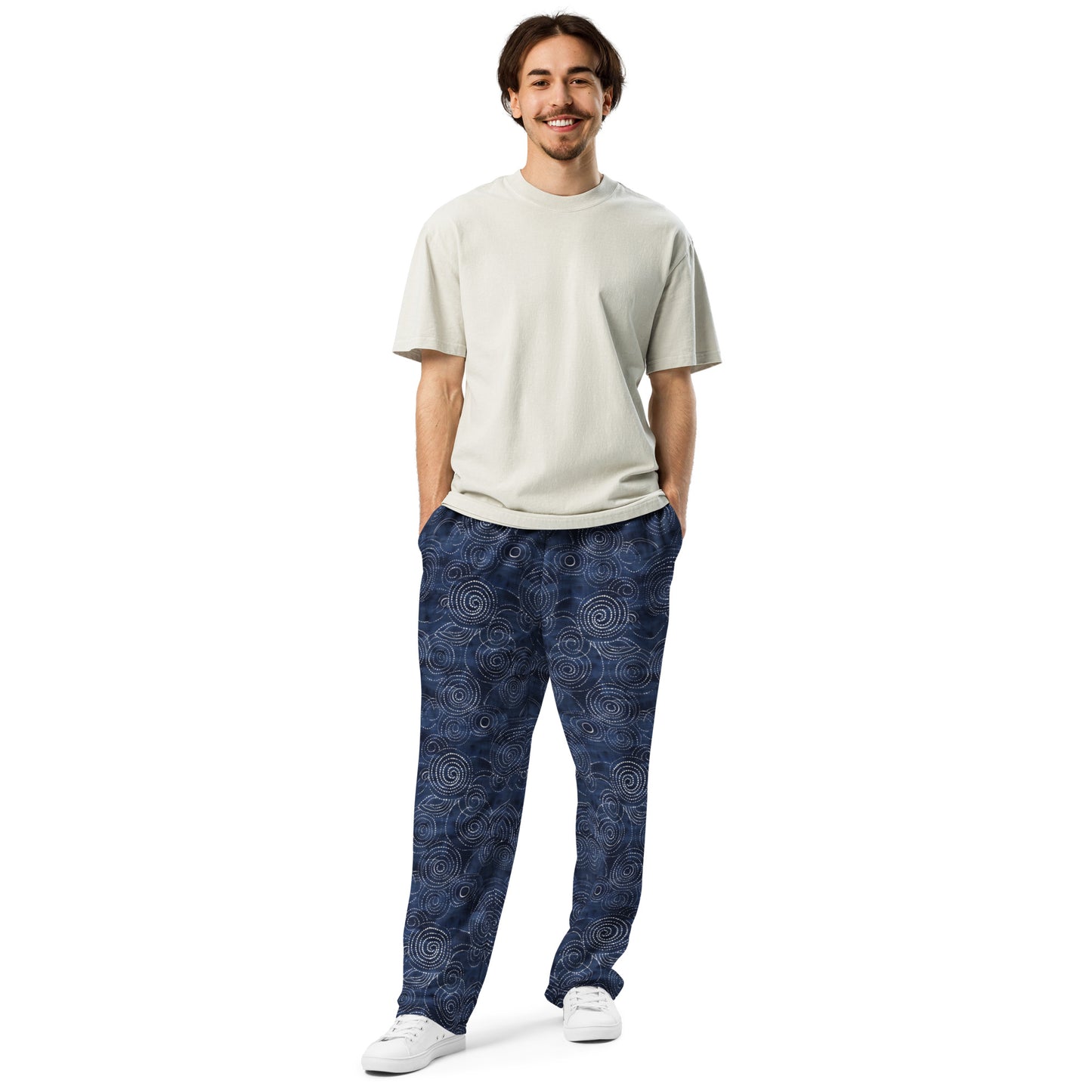 Embroidery moda 1 - Wide-leg joggers