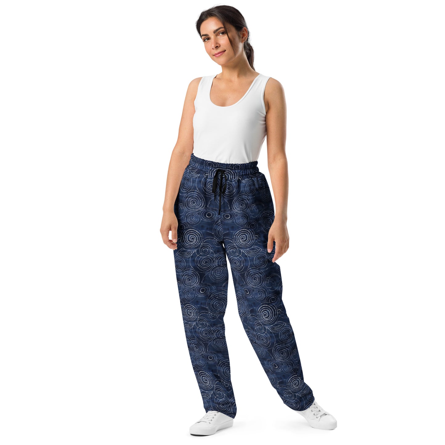 Embroidery moda 1 - Wide-leg joggers