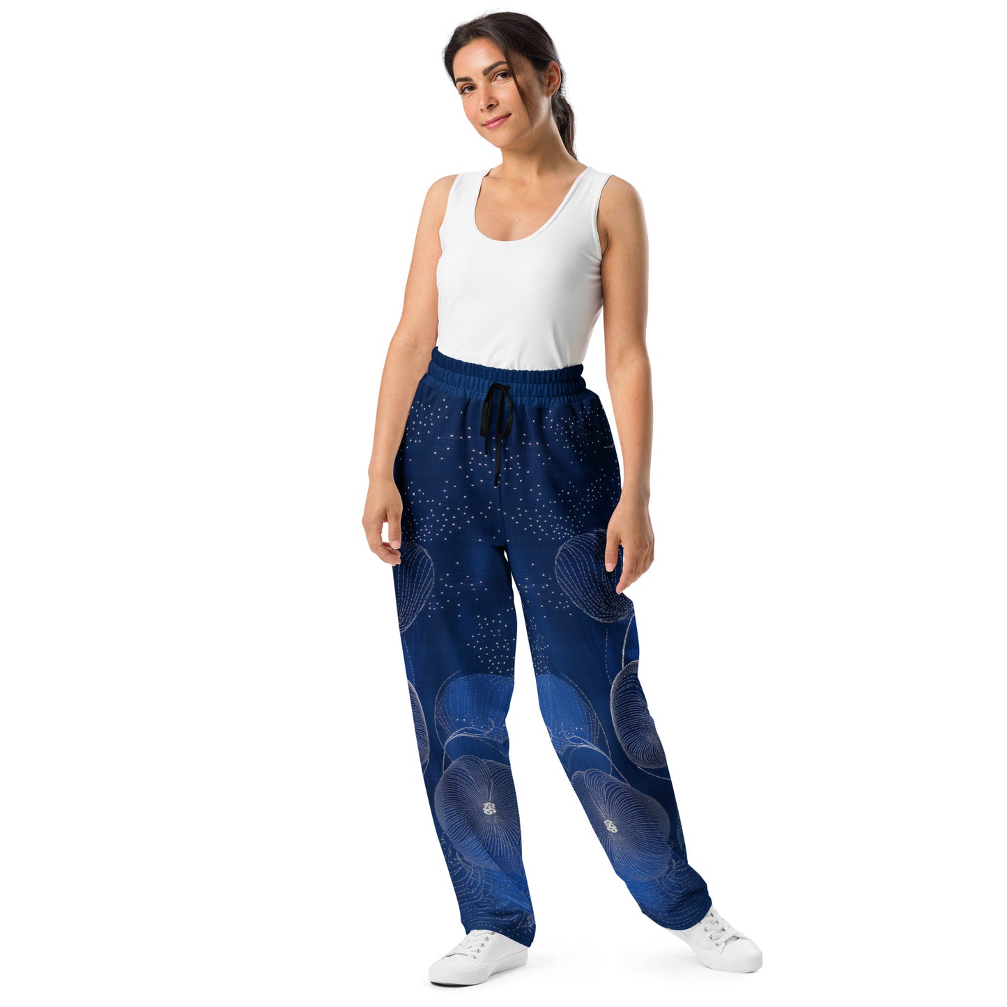 Embroidery moda 4 - Wide-leg joggers