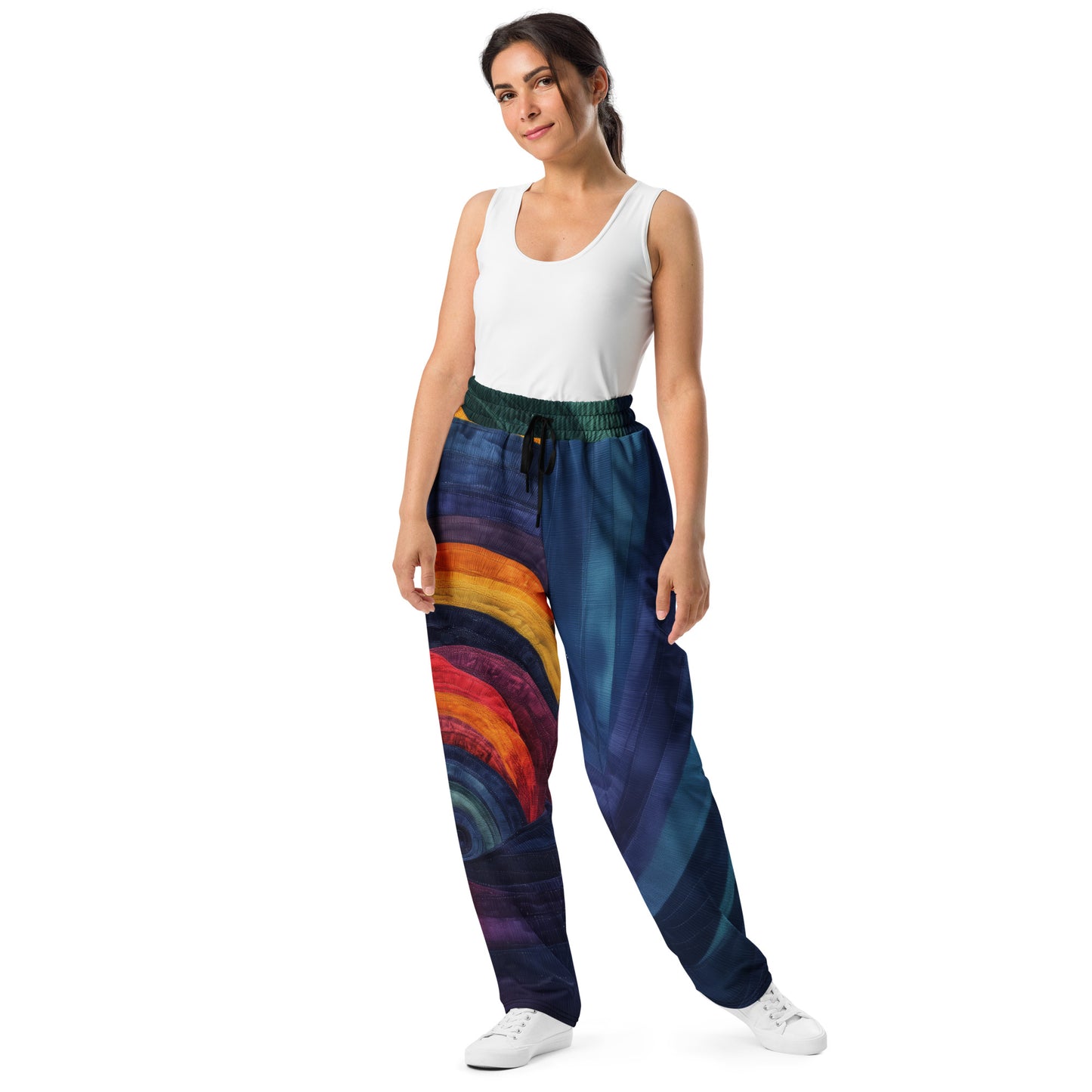 Embroidery moda 5 - Wide-leg joggers